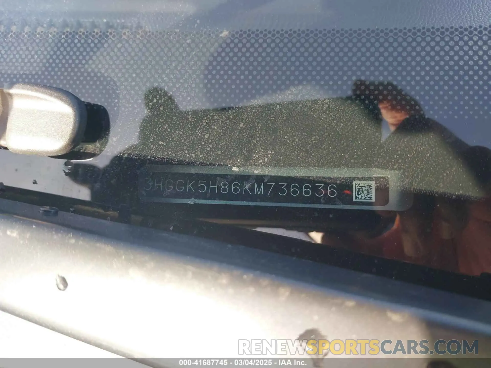 9 Photograph of a damaged car 3HGGK5H86KM736636 HONDA FIT 2019
