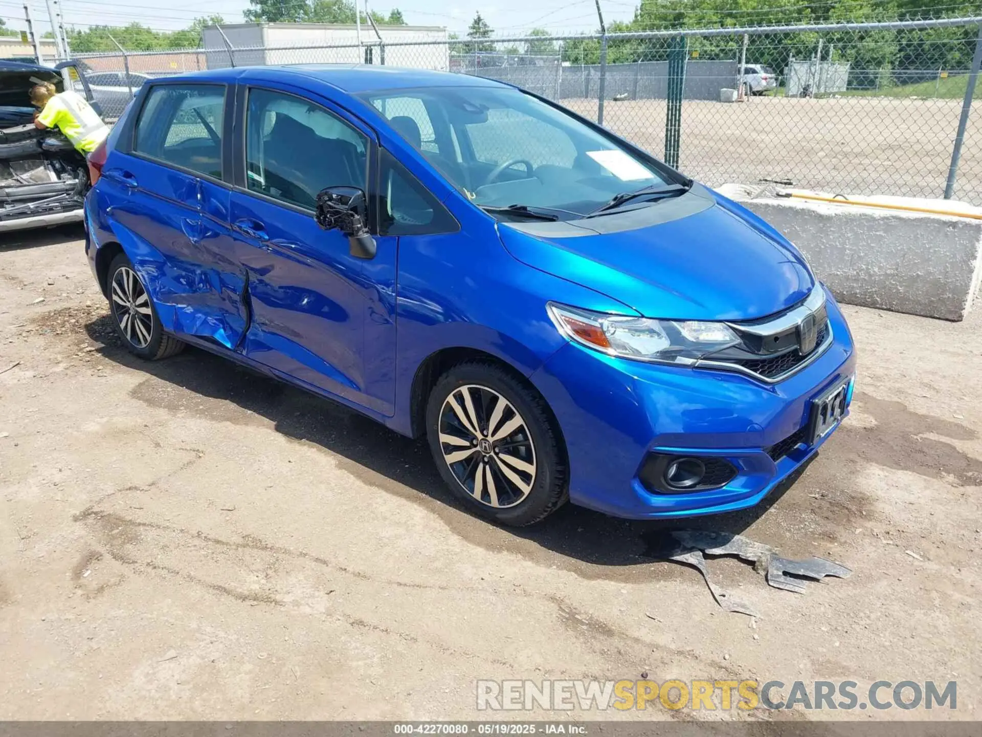 1 Photograph of a damaged car 3HGGK5H86KM750391 HONDA FIT 2019