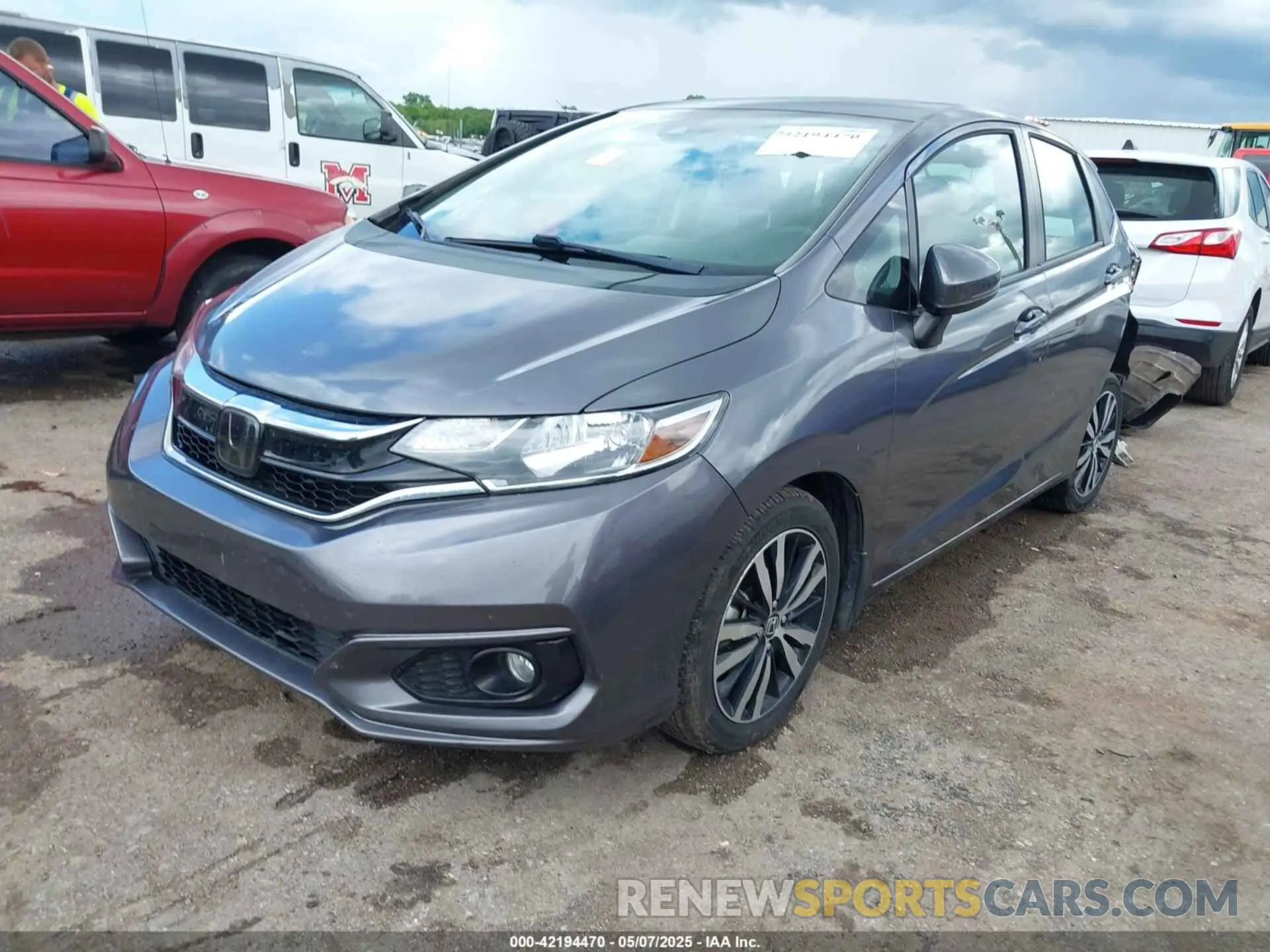 2 Photograph of a damaged car 3HGGK5H87KM713334 HONDA FIT 2019