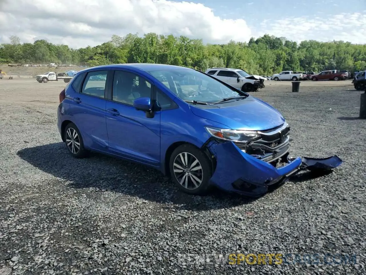 4 Photograph of a damaged car 3HGGK5H87KM745619 HONDA FIT 2019
