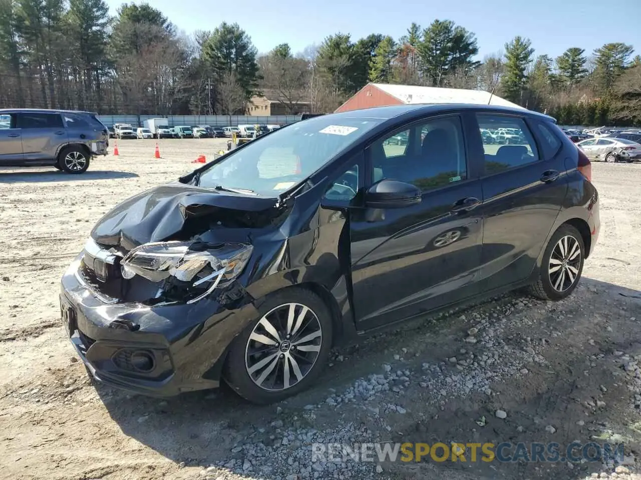 1 Photograph of a damaged car 3HGGK5H89KM747629 HONDA FIT 2019