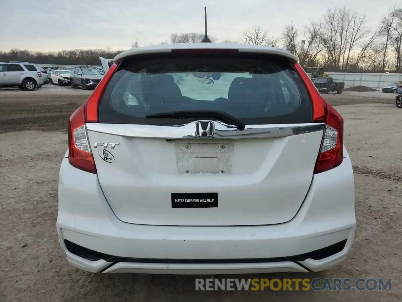 6 Photograph of a damaged car 3HGGK5H8XLM716679 HONDA FIT 2019