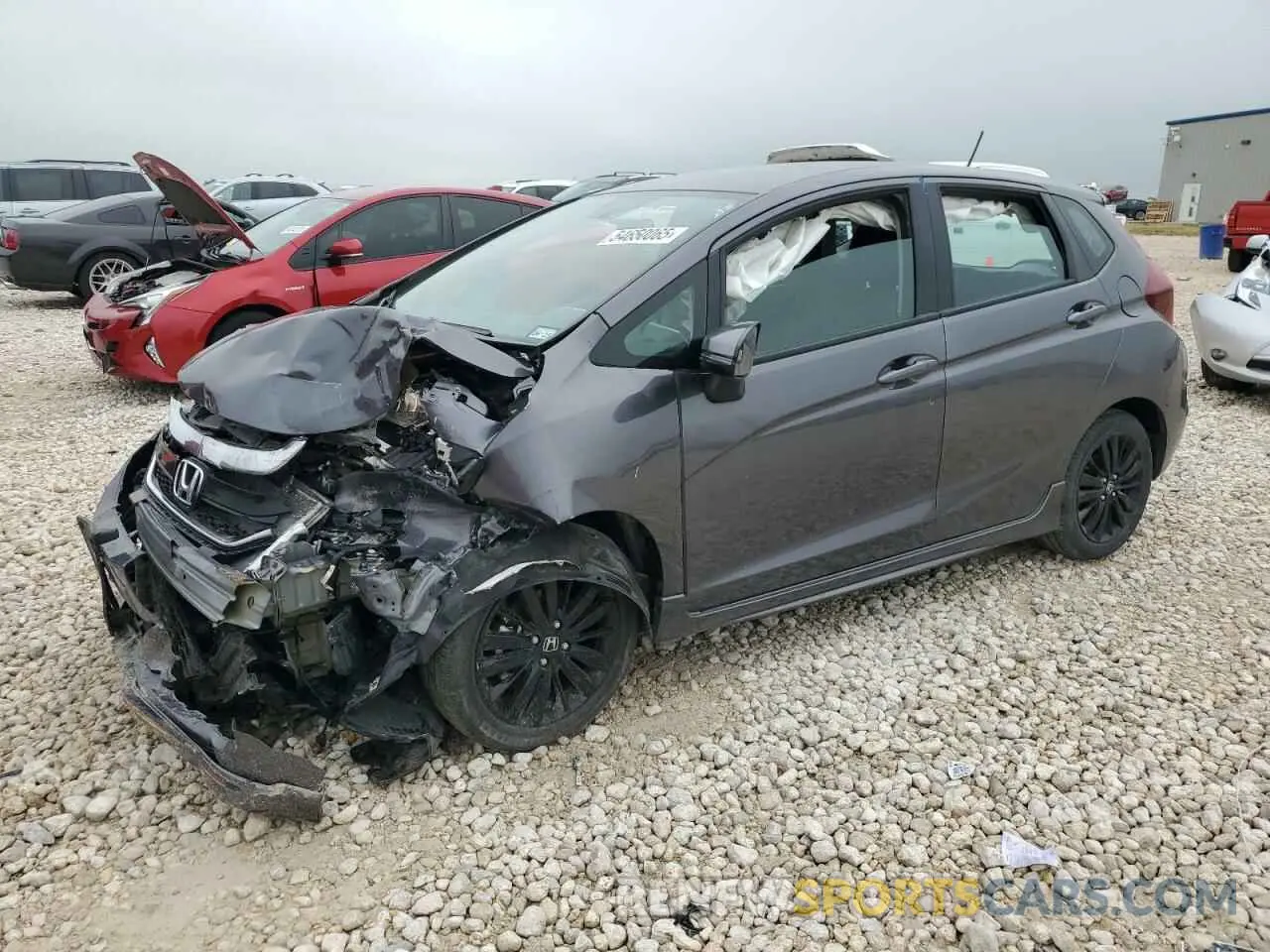 1 Photograph of a damaged car 3HGGK5G68LM711514 HONDA FIT 2020