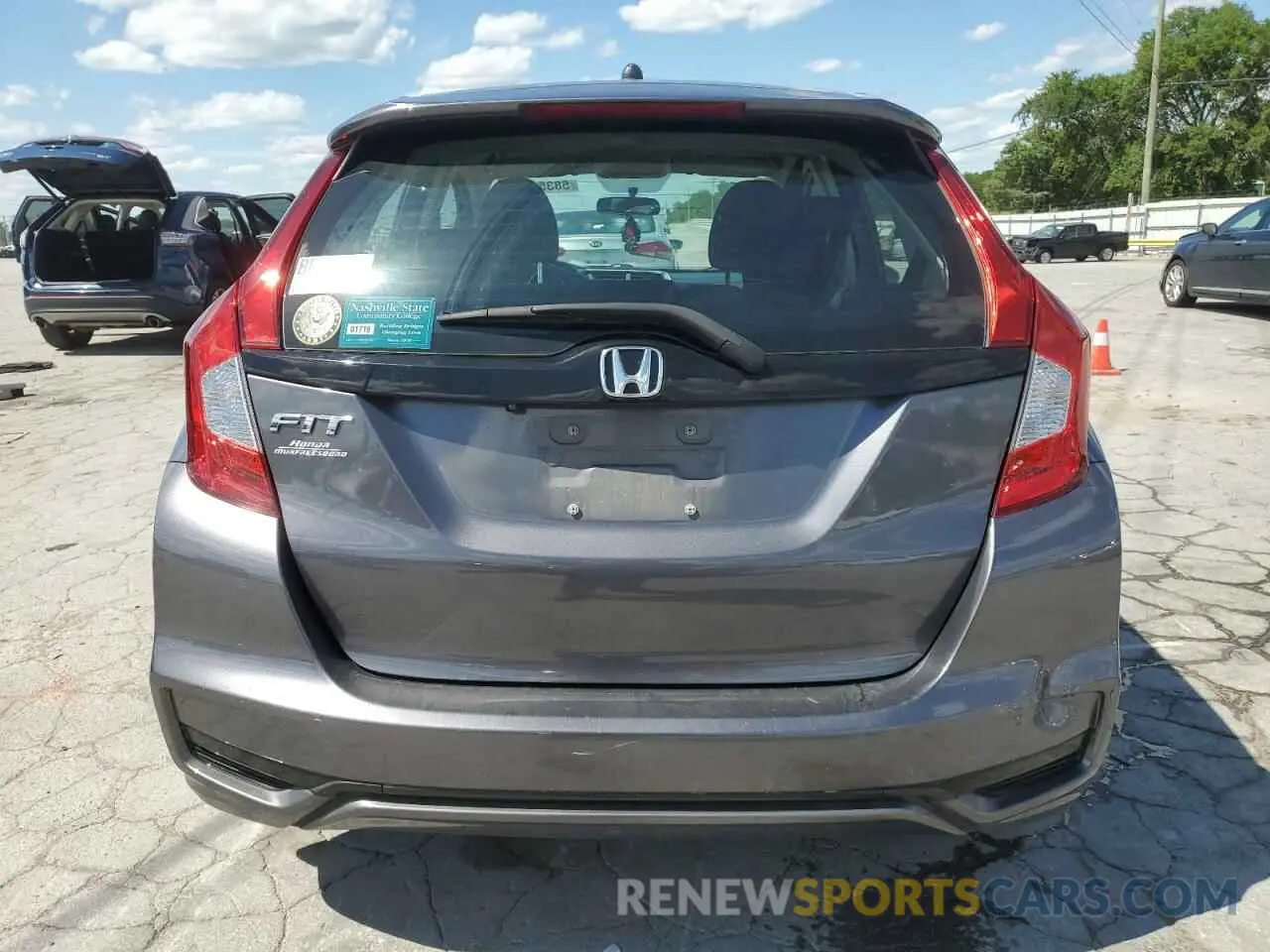 6 Photograph of a damaged car 3HGGK5H42LM725762 HONDA FIT 2020
