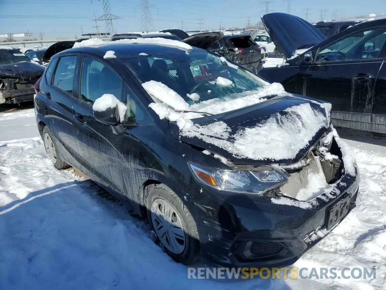 4 Photograph of a damaged car 3HGGK5H43LM705438 HONDA FIT 2020