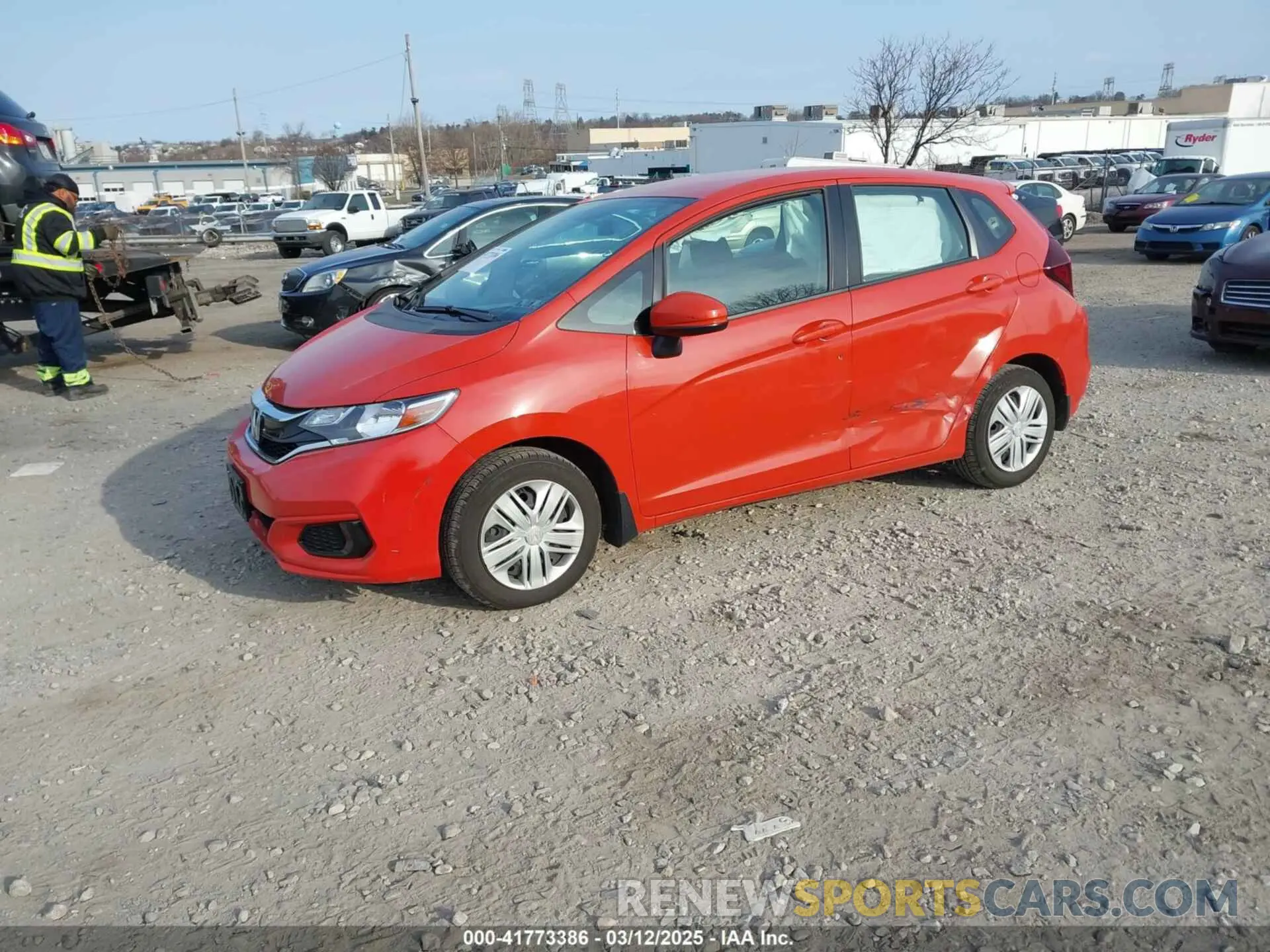 2 Photograph of a damaged car 3HGGK5H43LM706265 HONDA FIT 2020