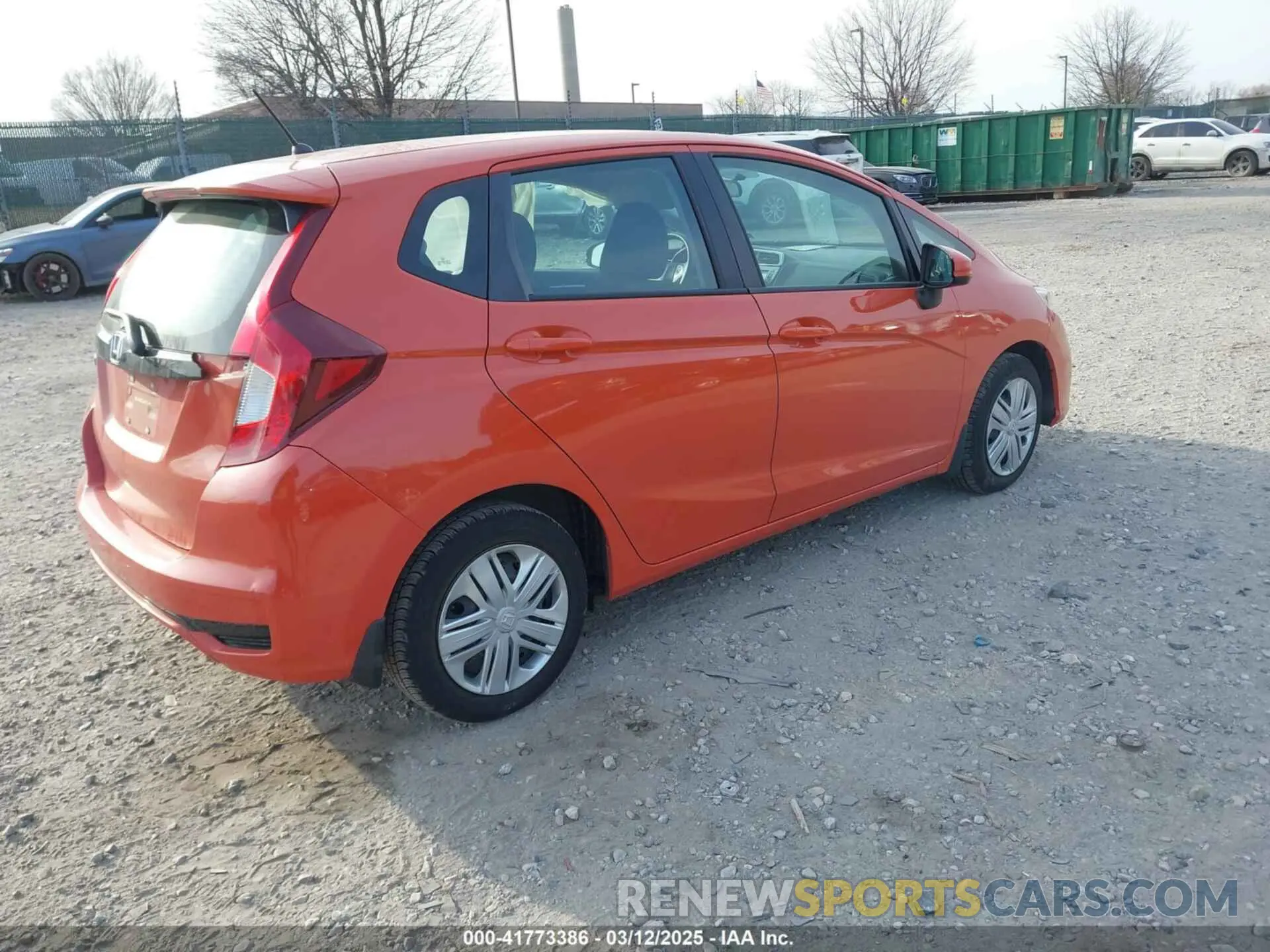 4 Photograph of a damaged car 3HGGK5H43LM706265 HONDA FIT 2020