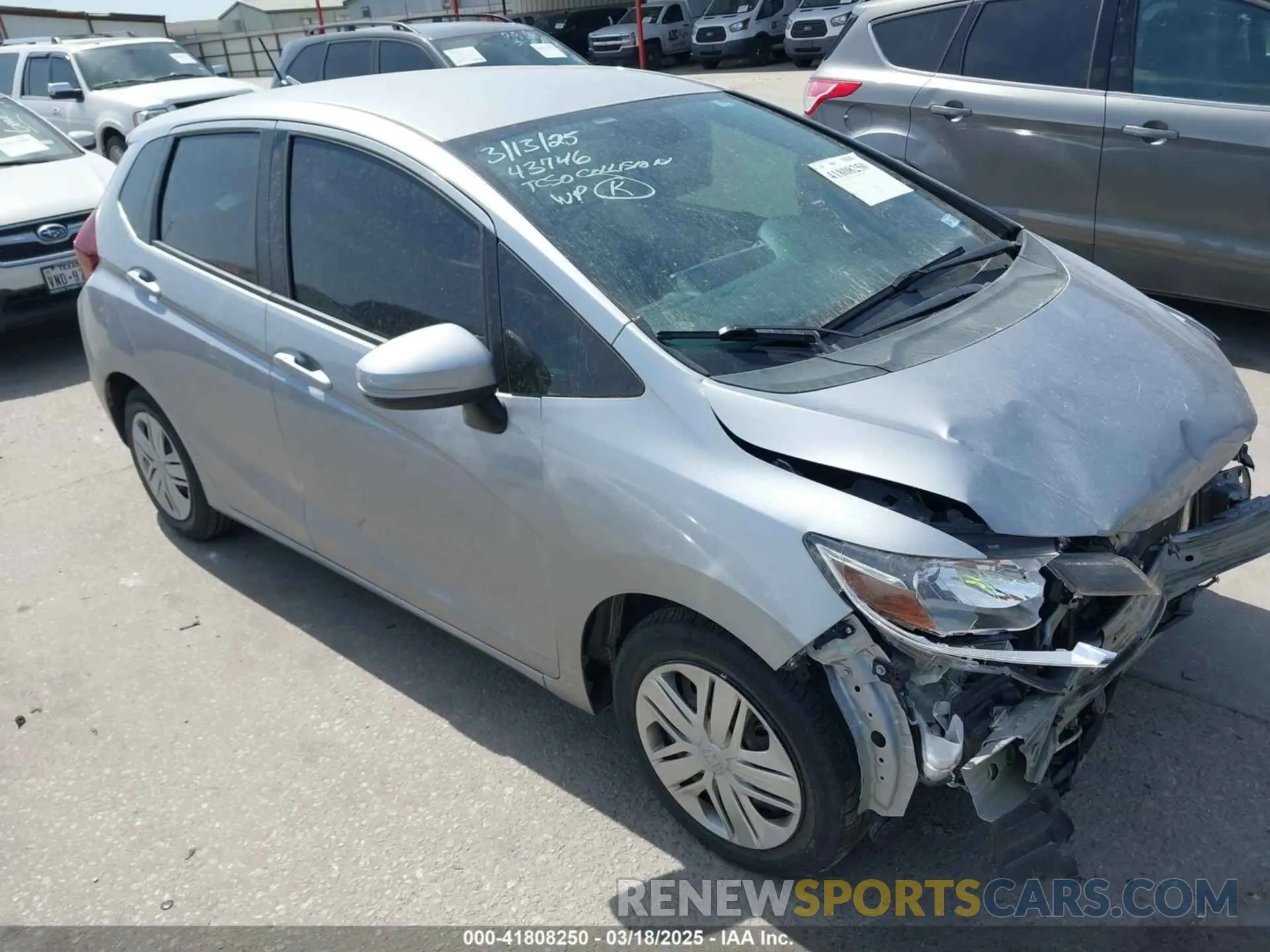 1 Photograph of a damaged car 3HGGK5H43LM713989 HONDA FIT 2020