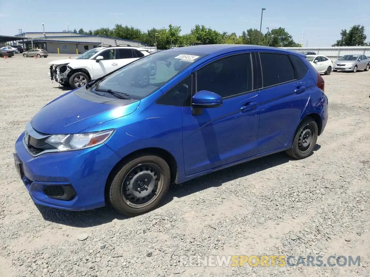 1 Photograph of a damaged car 3HGGK5H43LM715970 HONDA FIT 2020