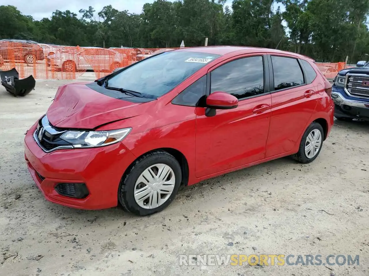 1 Photograph of a damaged car 3HGGK5H44LM700569 HONDA FIT 2020