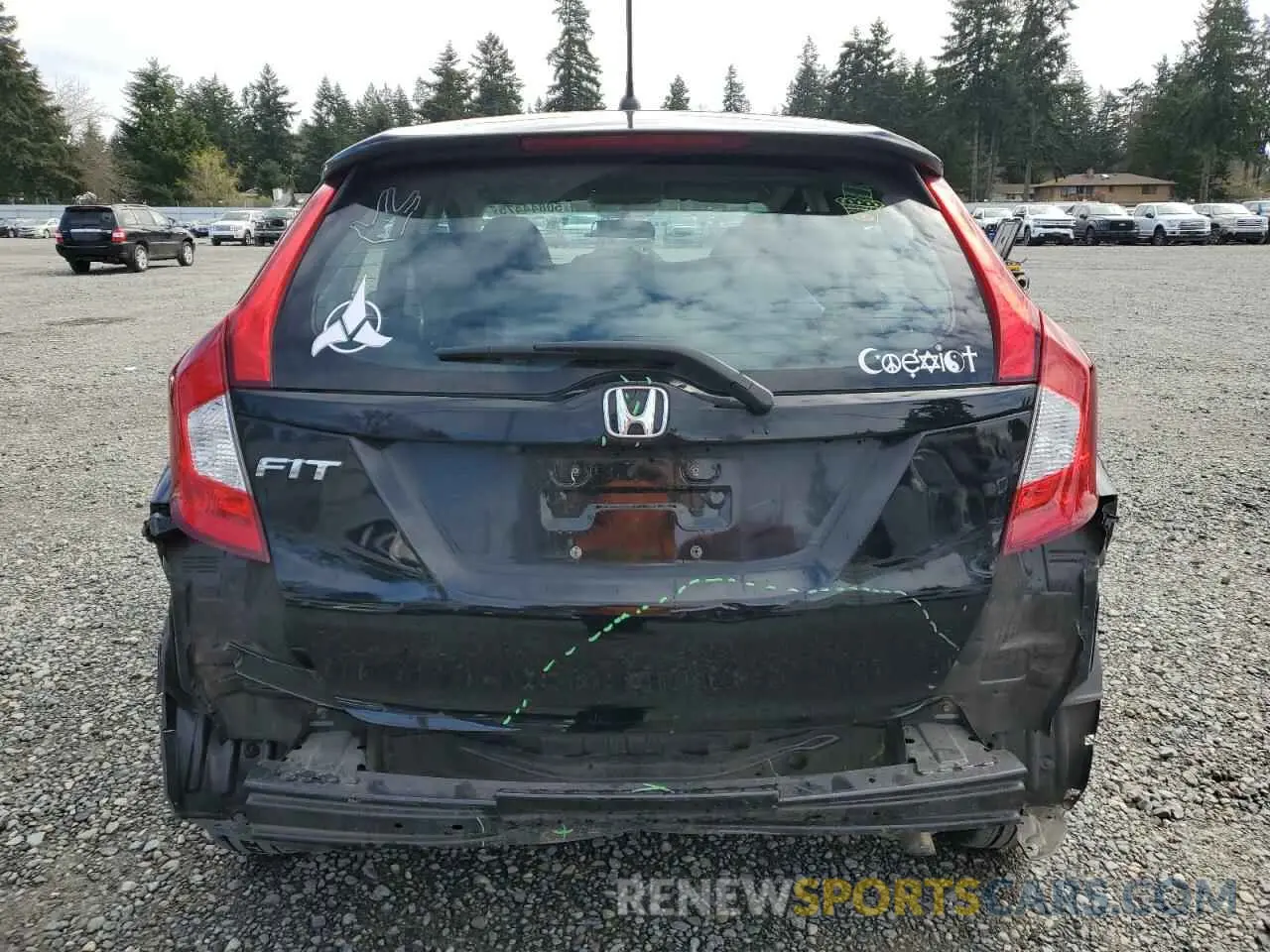 6 Photograph of a damaged car 3HGGK5H46LM712030 HONDA FIT 2020