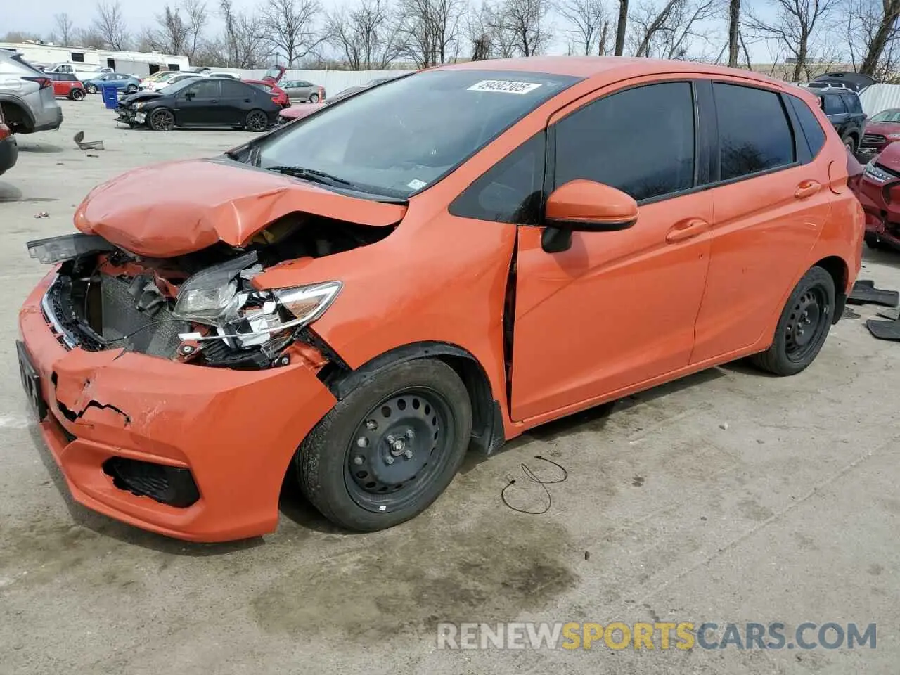 1 Photograph of a damaged car 3HGGK5H47LM718452 HONDA FIT 2020