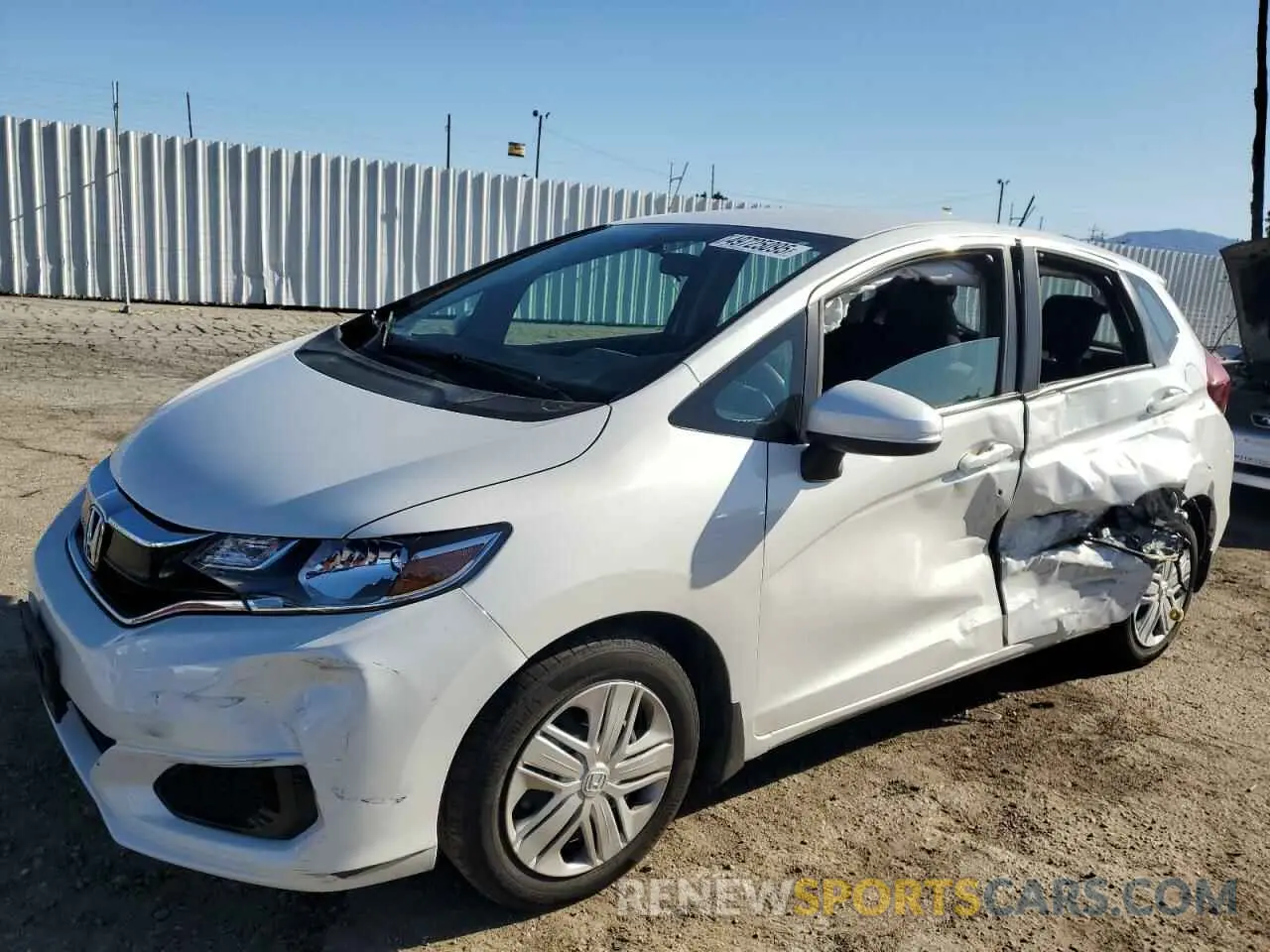 1 Photograph of a damaged car 3HGGK5H48LM711123 HONDA FIT 2020