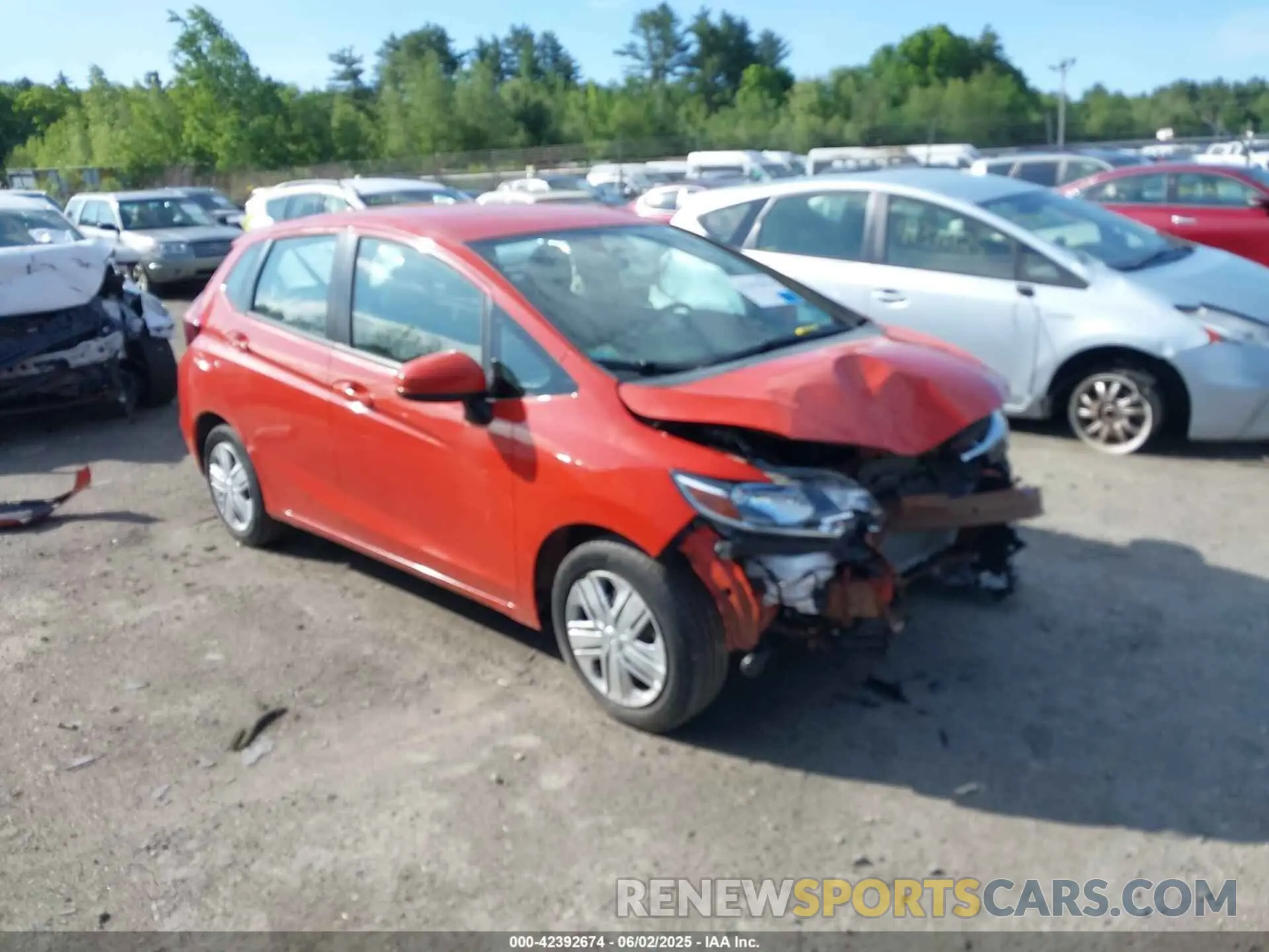 1 Photograph of a damaged car 3HGGK5H48LM715852 HONDA FIT 2020
