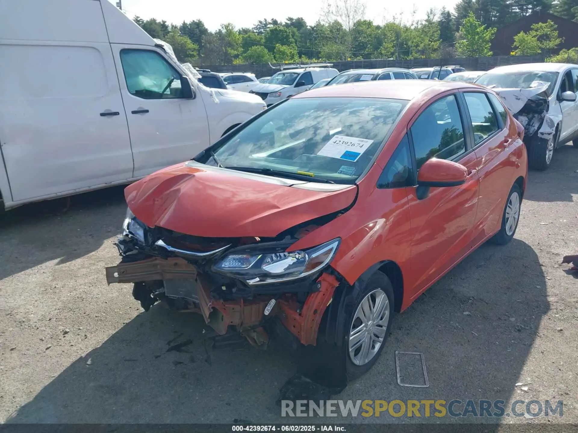 2 Photograph of a damaged car 3HGGK5H48LM715852 HONDA FIT 2020