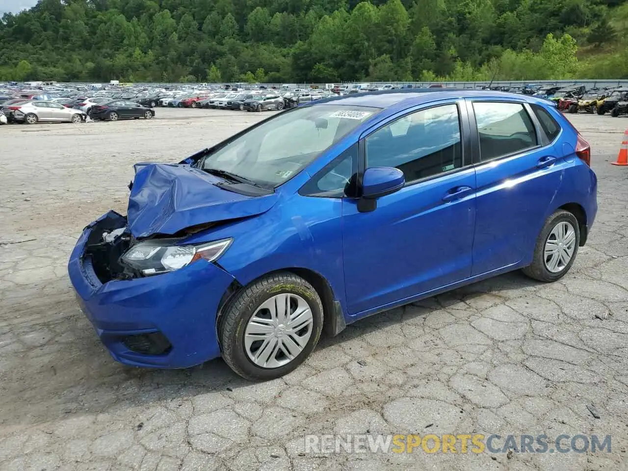 1 Photograph of a damaged car 3HGGK5H49LM703516 HONDA FIT 2020