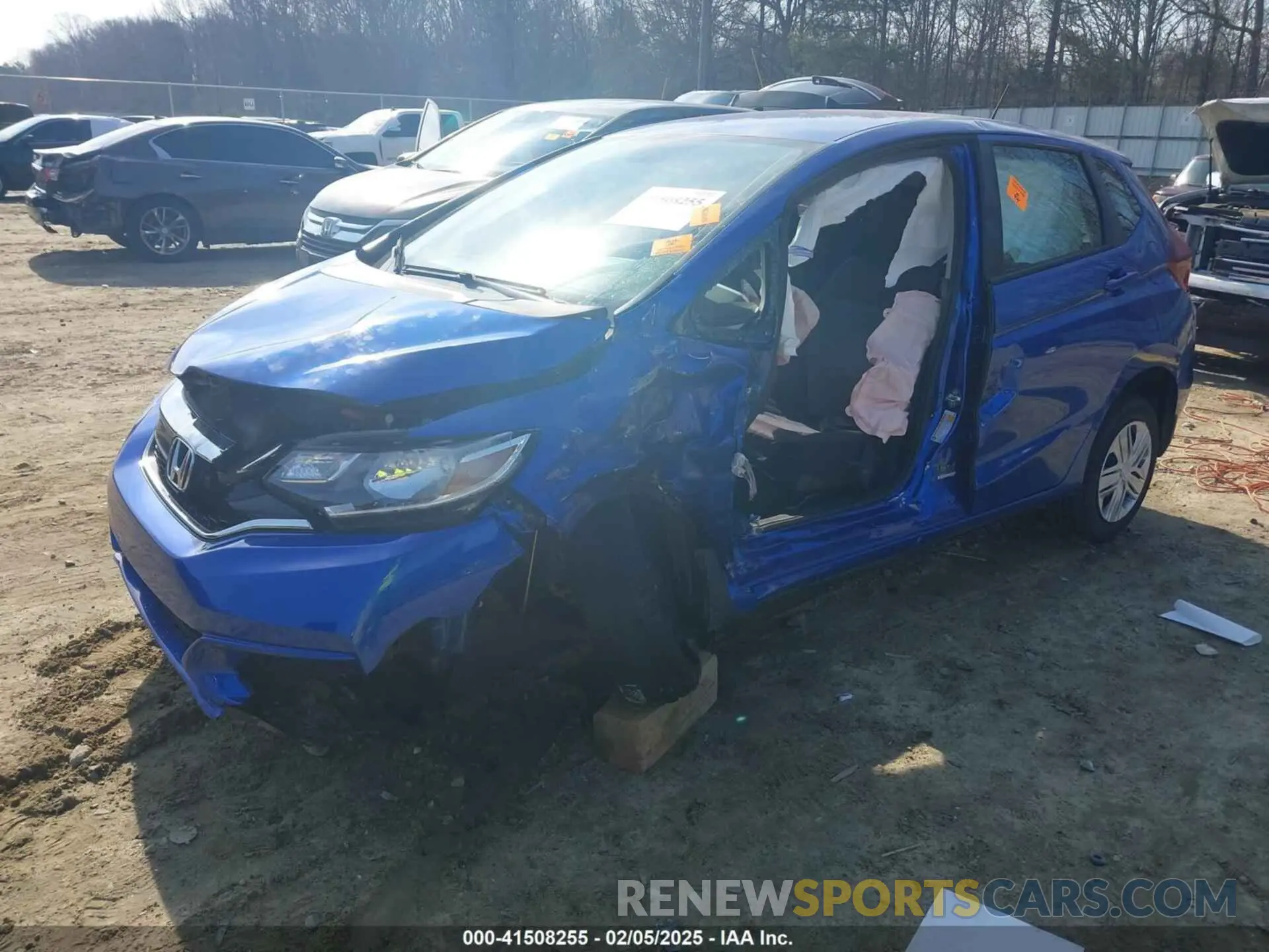 2 Photograph of a damaged car 3HGGK5H49LM708022 HONDA FIT 2020