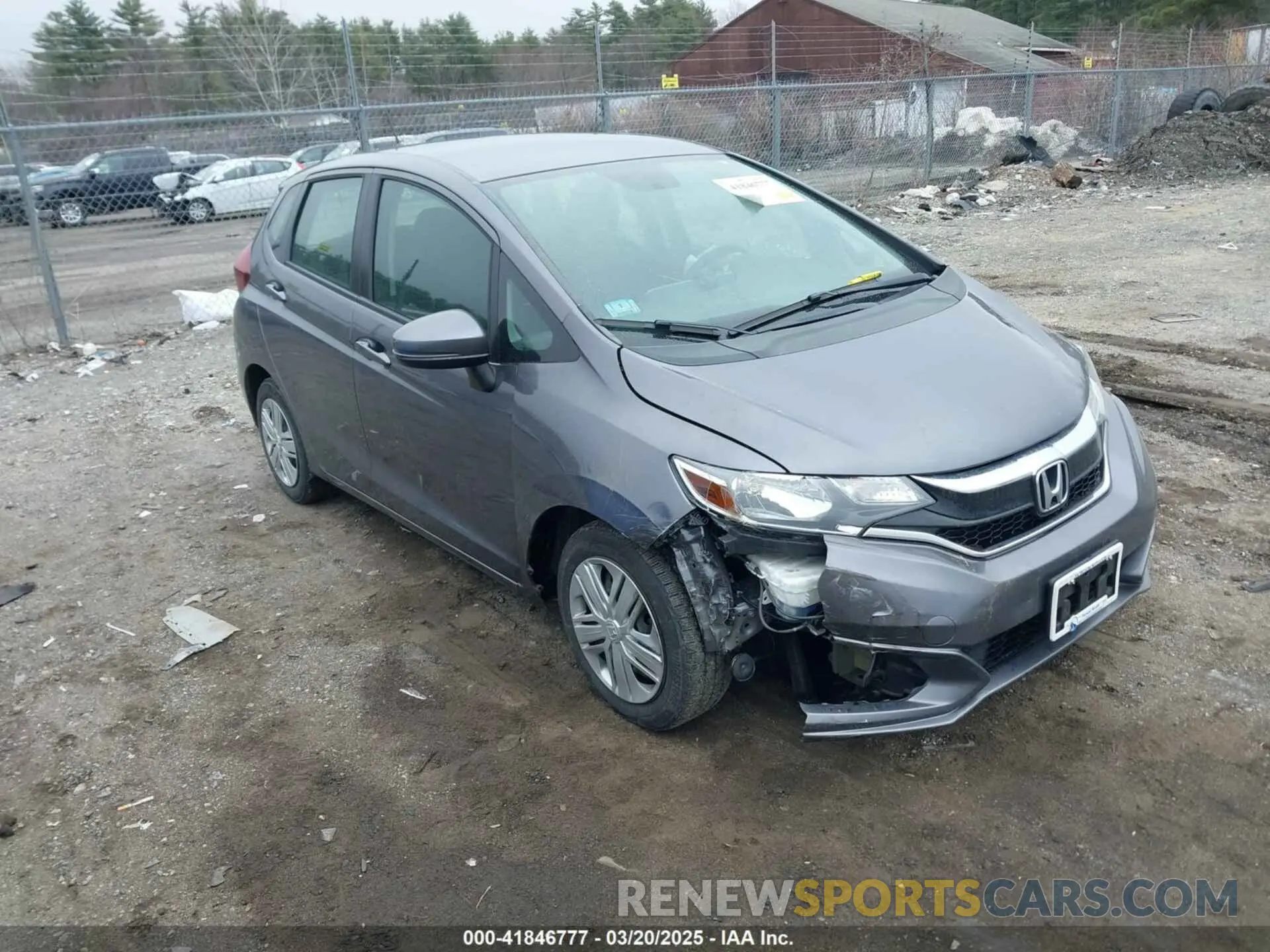 1 Photograph of a damaged car 3HGGK5H49LM710739 HONDA FIT 2020