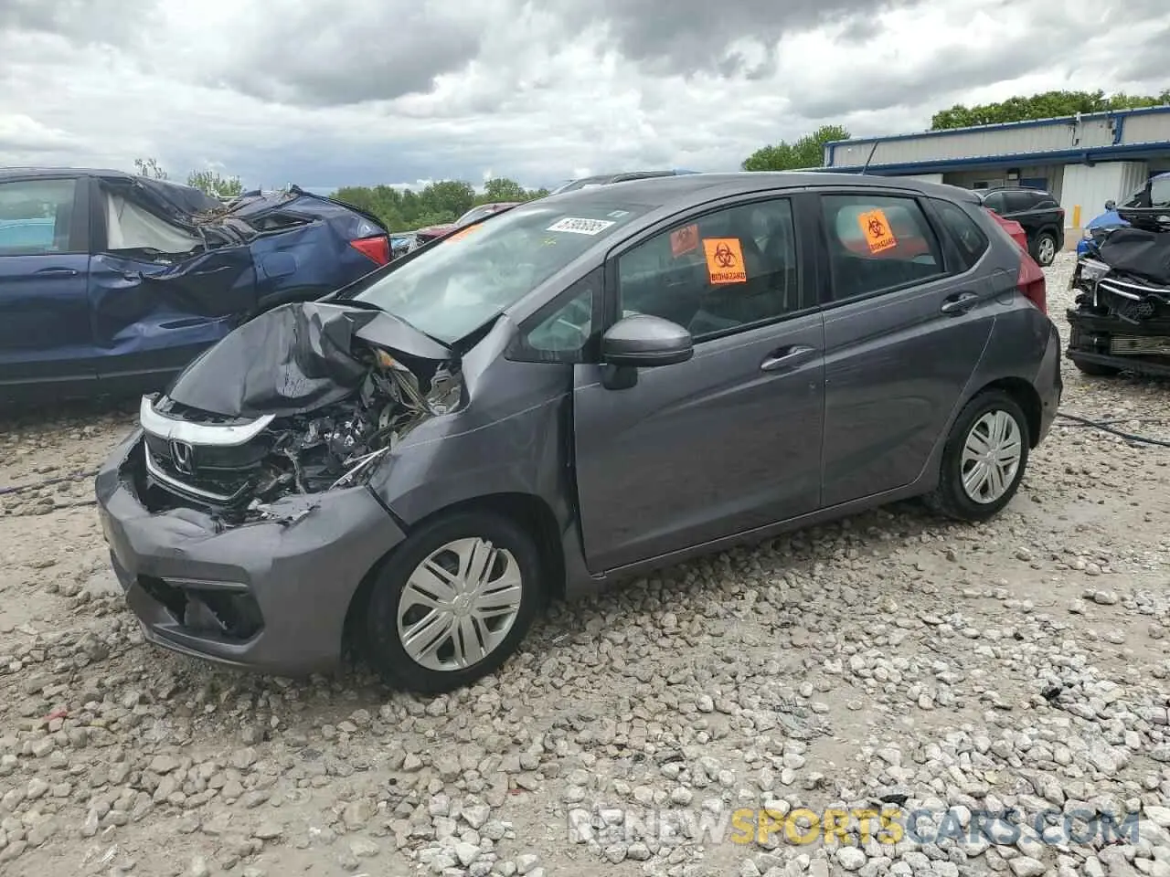 1 Photograph of a damaged car 3HGGK5H49LM723393 HONDA FIT 2020