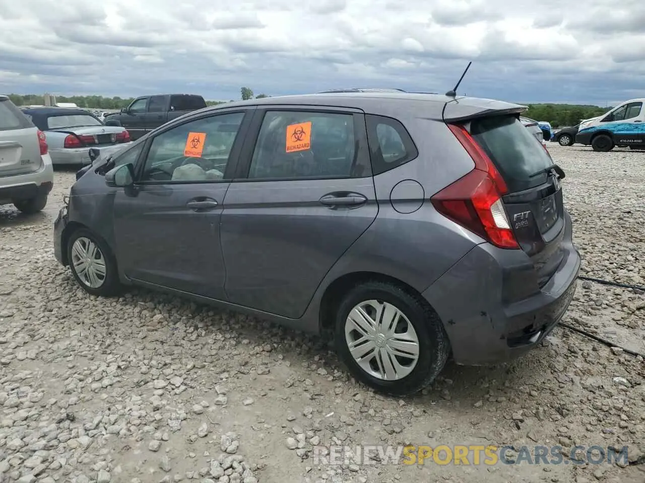 2 Photograph of a damaged car 3HGGK5H49LM723393 HONDA FIT 2020