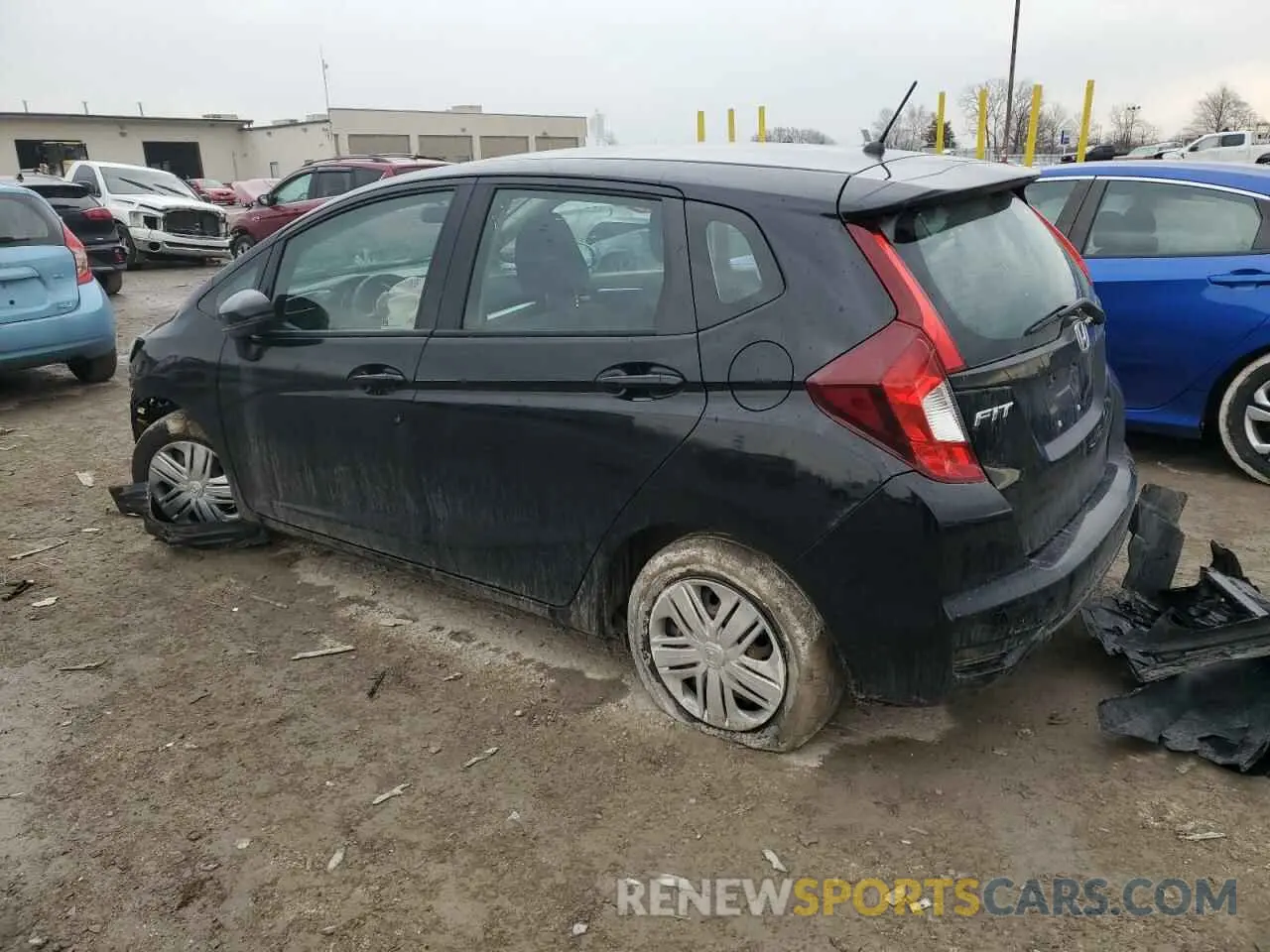 2 Photograph of a damaged car 3HGGK5H49LM724382 HONDA FIT 2020