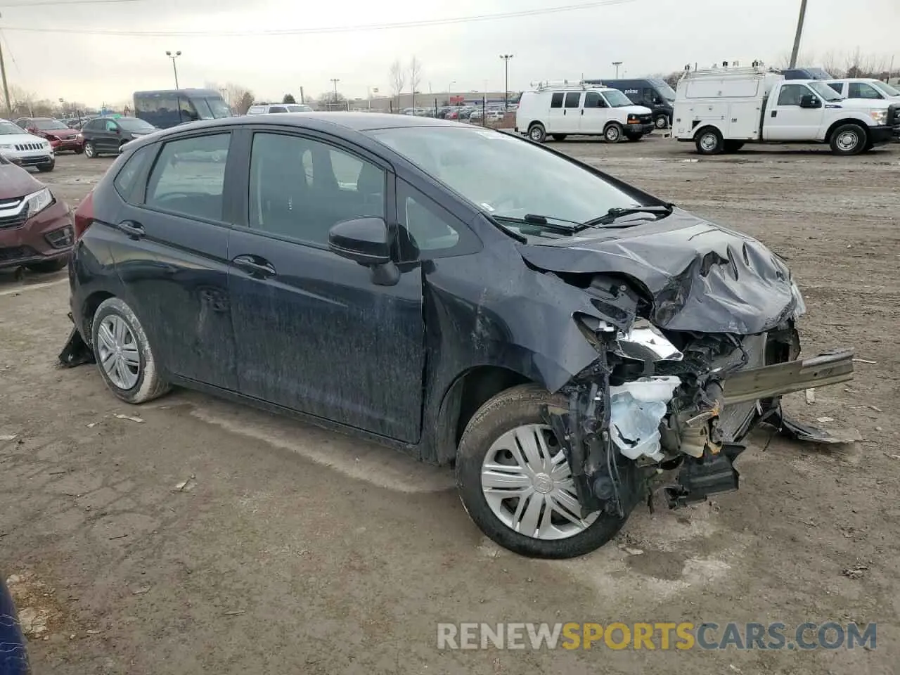 4 Photograph of a damaged car 3HGGK5H49LM724382 HONDA FIT 2020