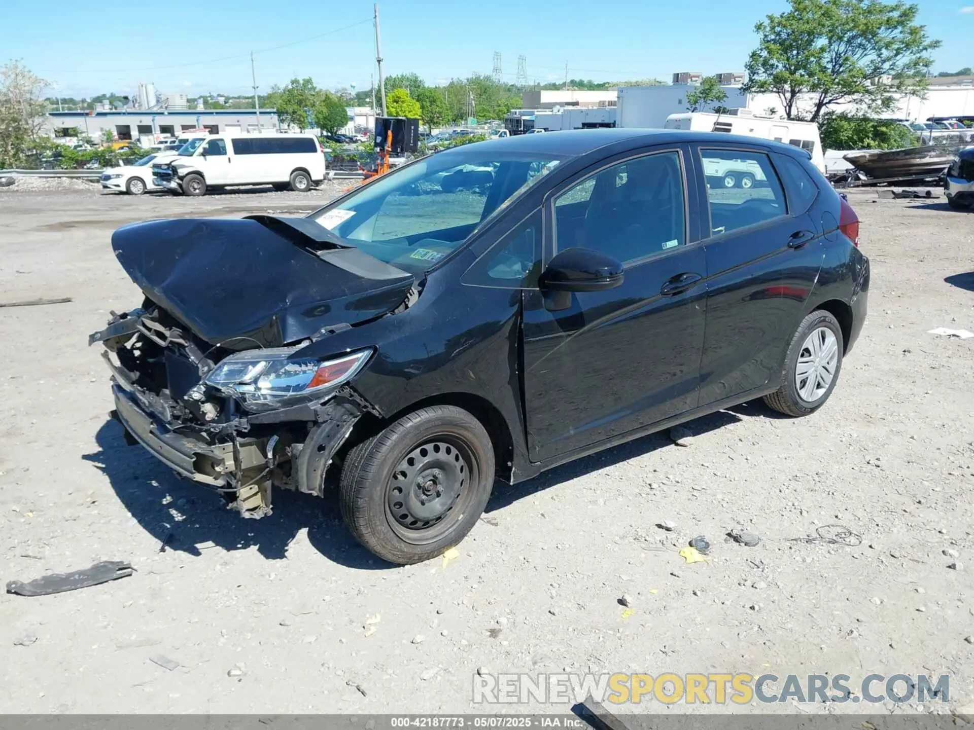 2 Photograph of a damaged car 3HGGK5H4XLM705176 HONDA FIT 2020