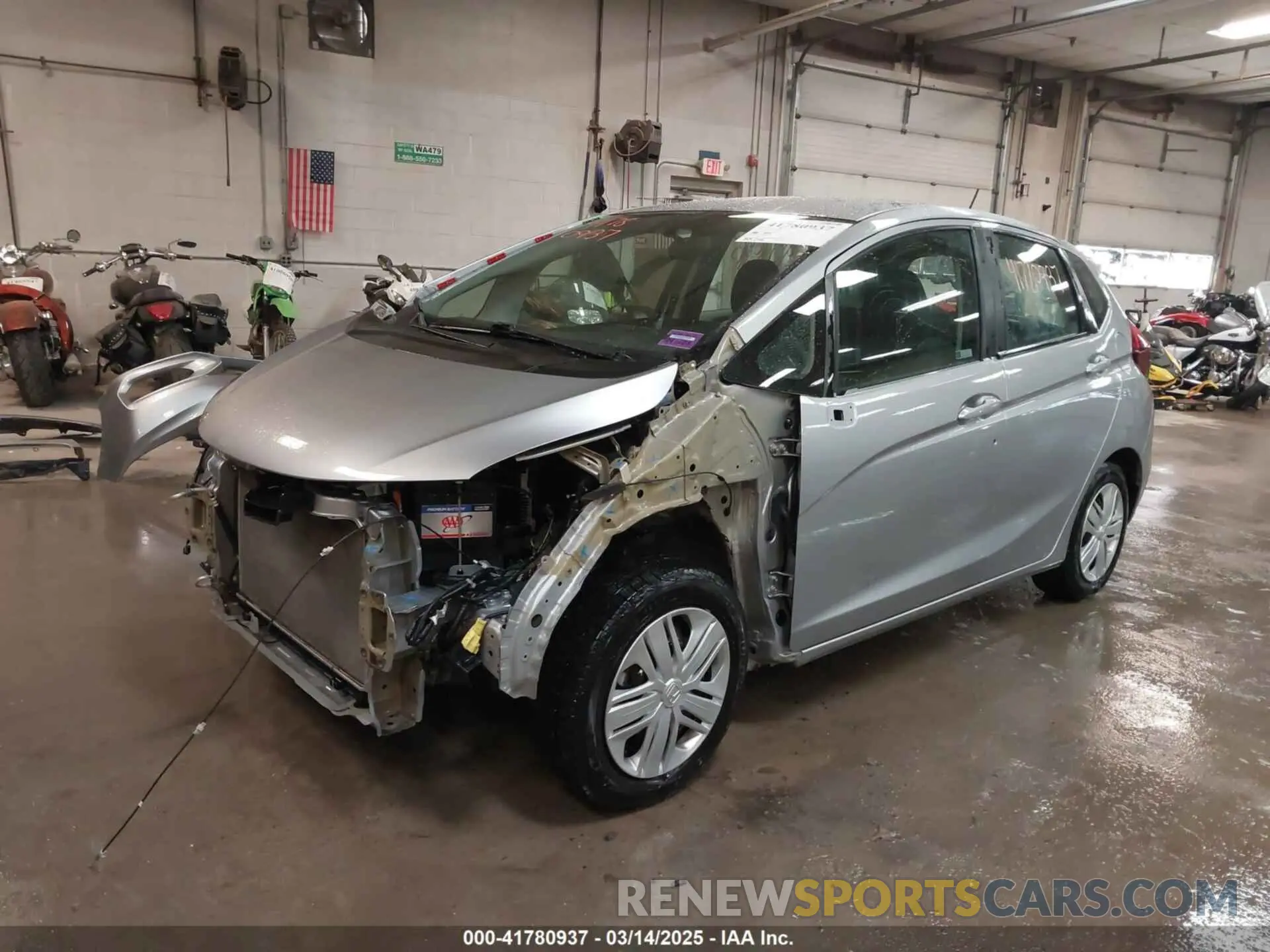 2 Photograph of a damaged car 3HGGK5H4XLM724178 HONDA FIT 2020