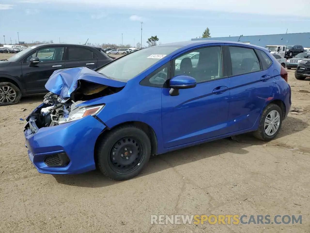 1 Photograph of a damaged car 3HGGK5H4XLM725623 HONDA FIT 2020