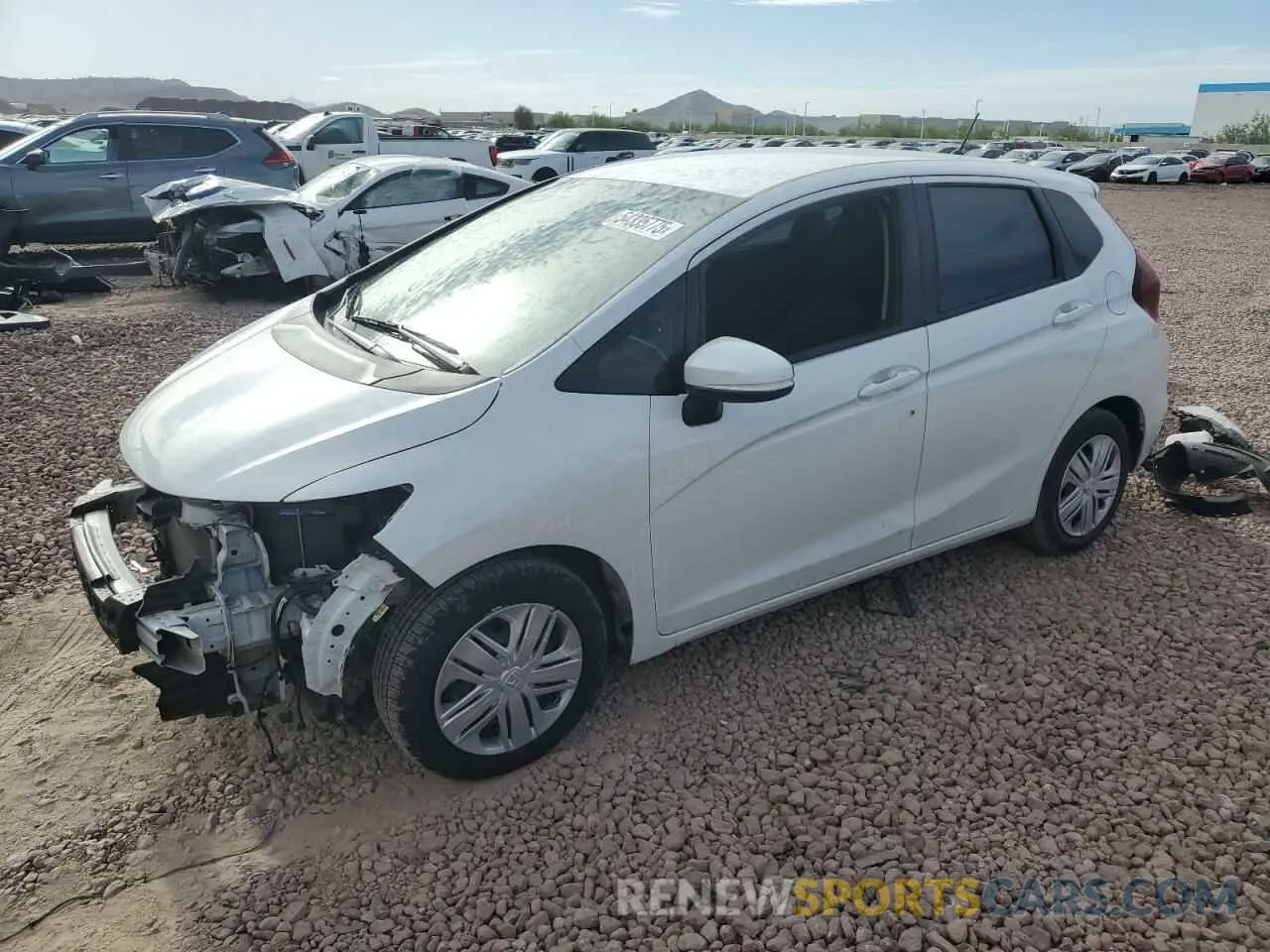 1 Photograph of a damaged car 3HGGK5H4XLM729333 HONDA FIT 2020