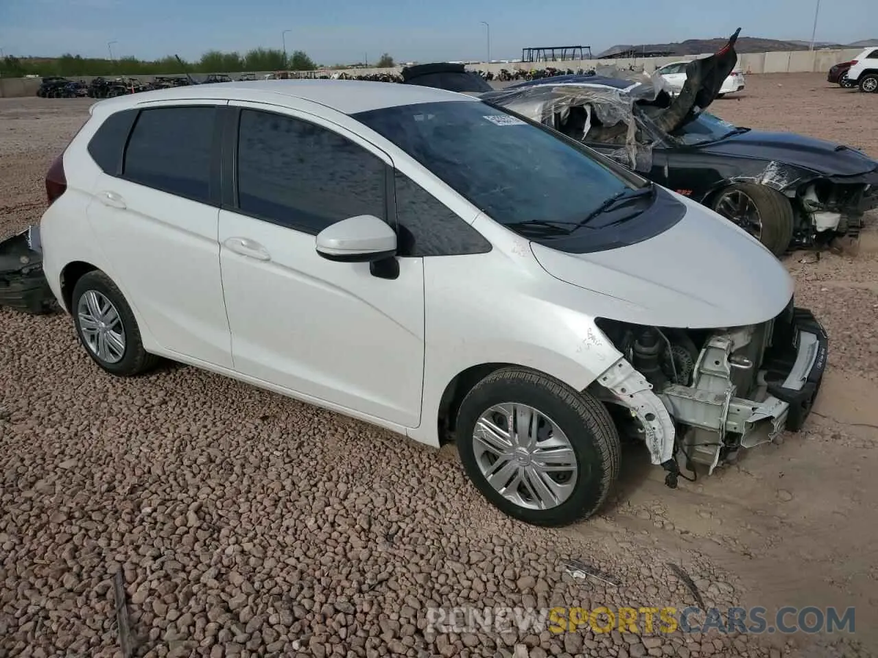 4 Photograph of a damaged car 3HGGK5H4XLM729333 HONDA FIT 2020