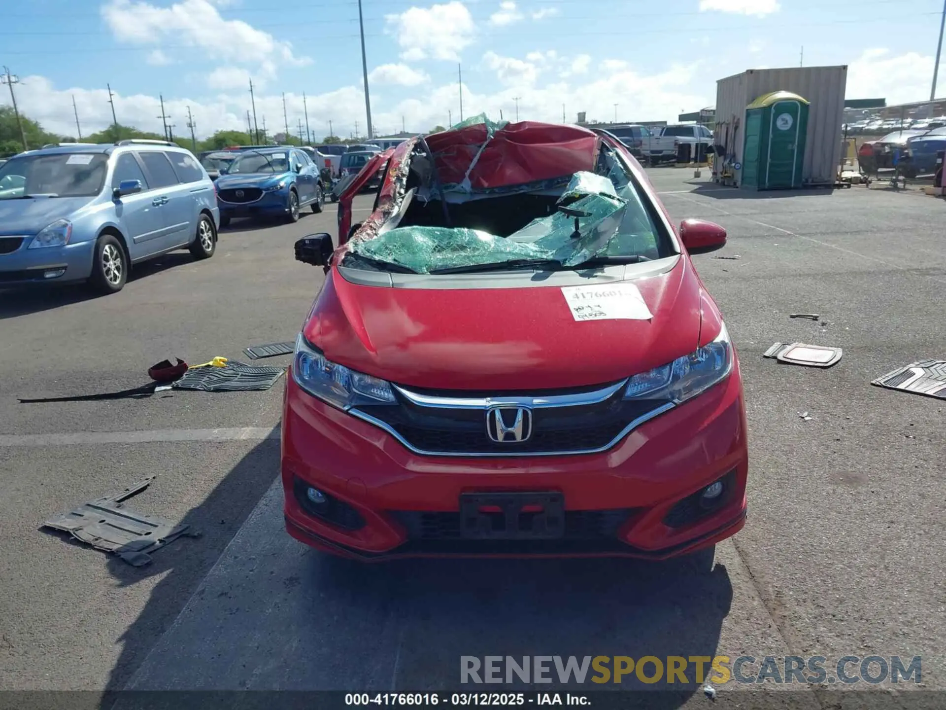 13 Photograph of a damaged car 3HGGK5H61LM721624 HONDA FIT 2020