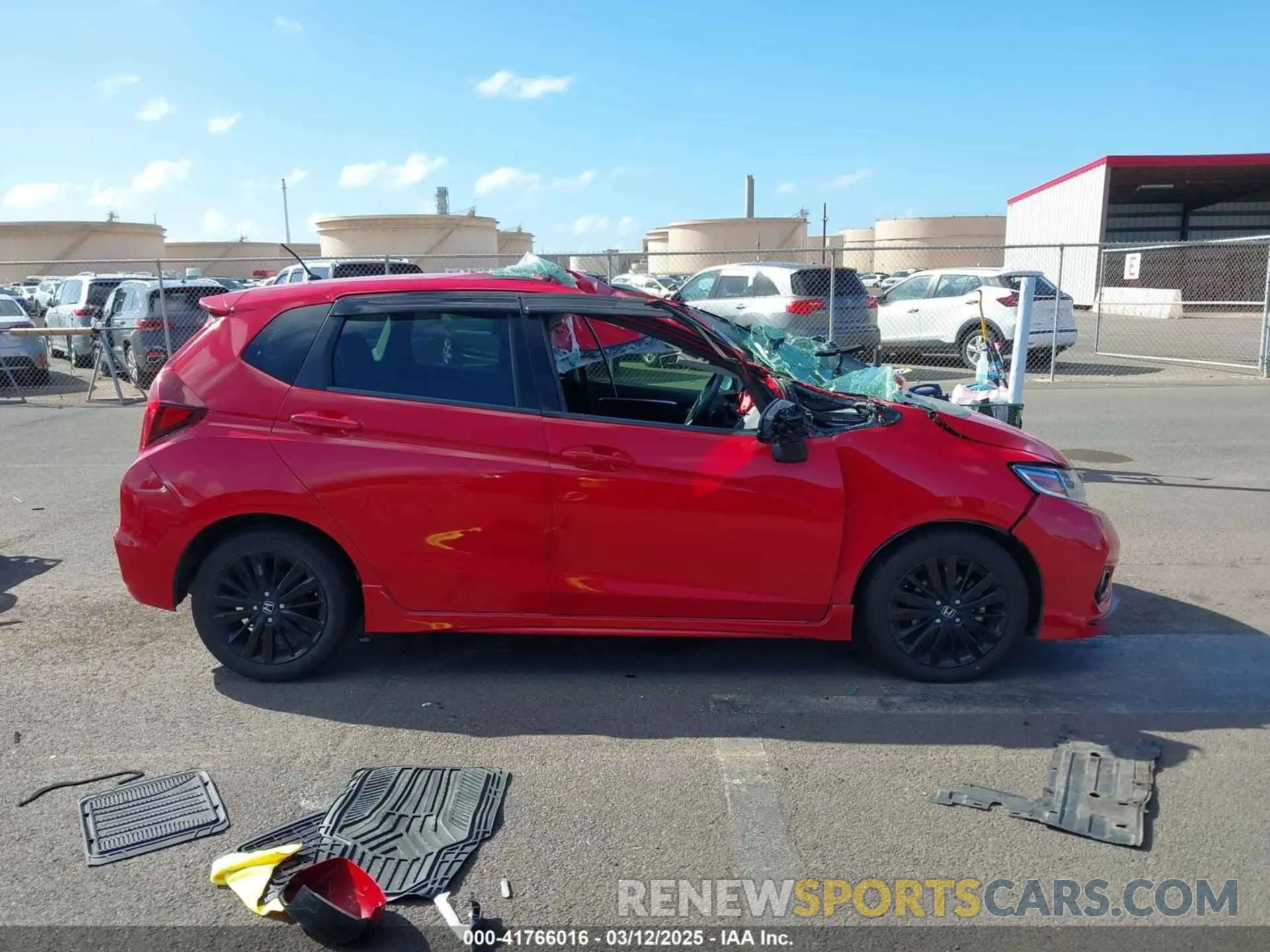 14 Photograph of a damaged car 3HGGK5H61LM721624 HONDA FIT 2020