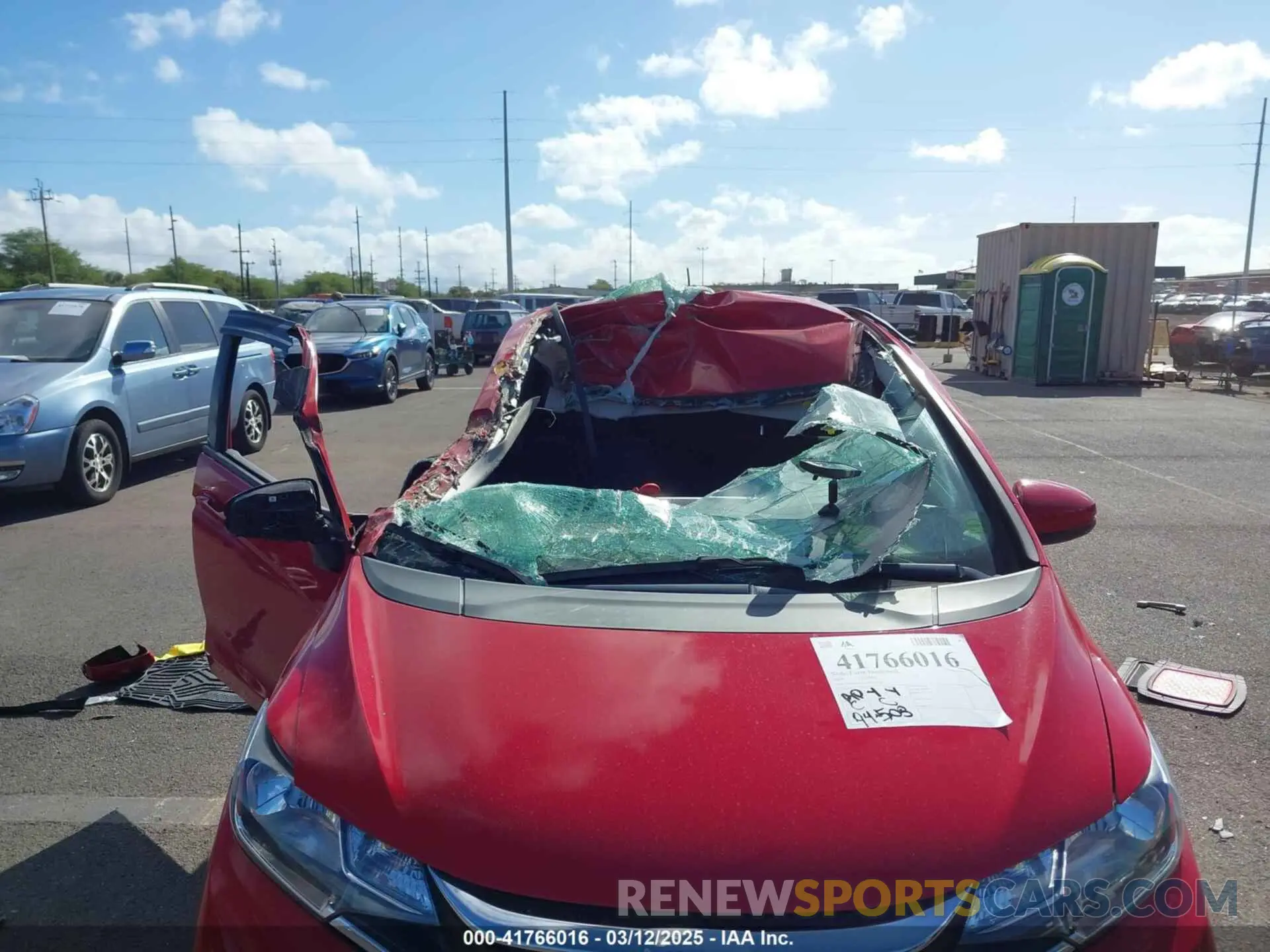 6 Photograph of a damaged car 3HGGK5H61LM721624 HONDA FIT 2020