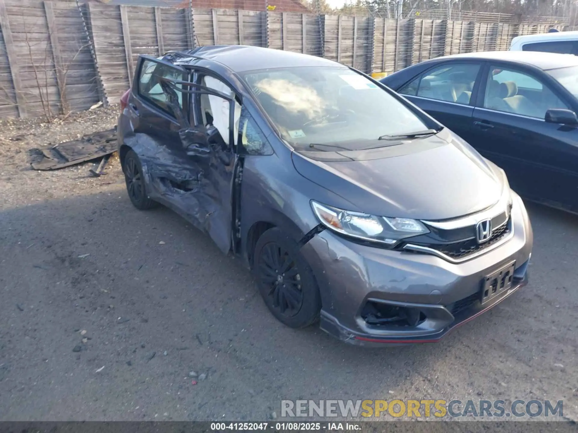 1 Photograph of a damaged car 3HGGK5H63LM726727 HONDA FIT 2020