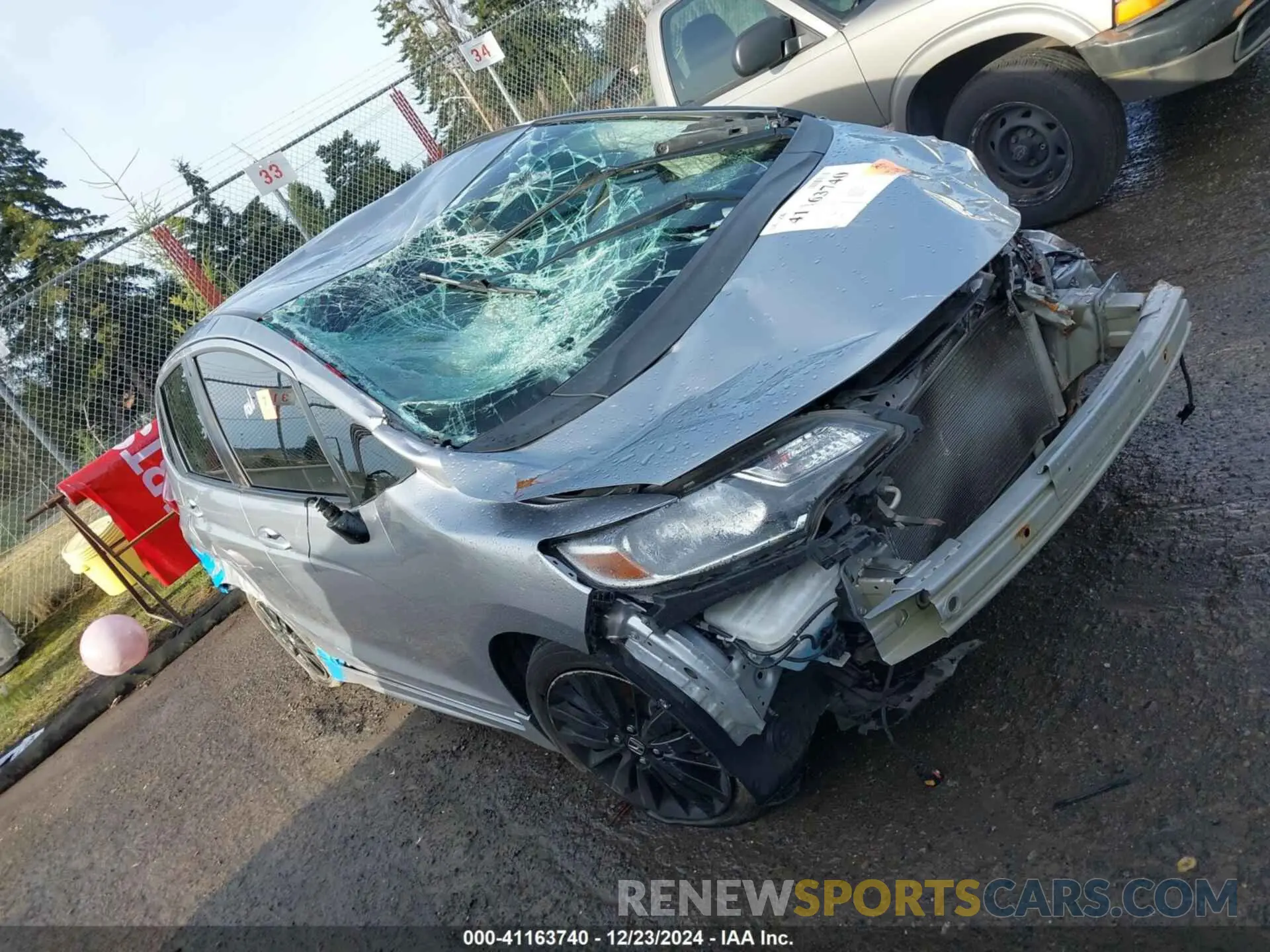 1 Photograph of a damaged car 3HGGK5H63LM734164 HONDA FIT 2020