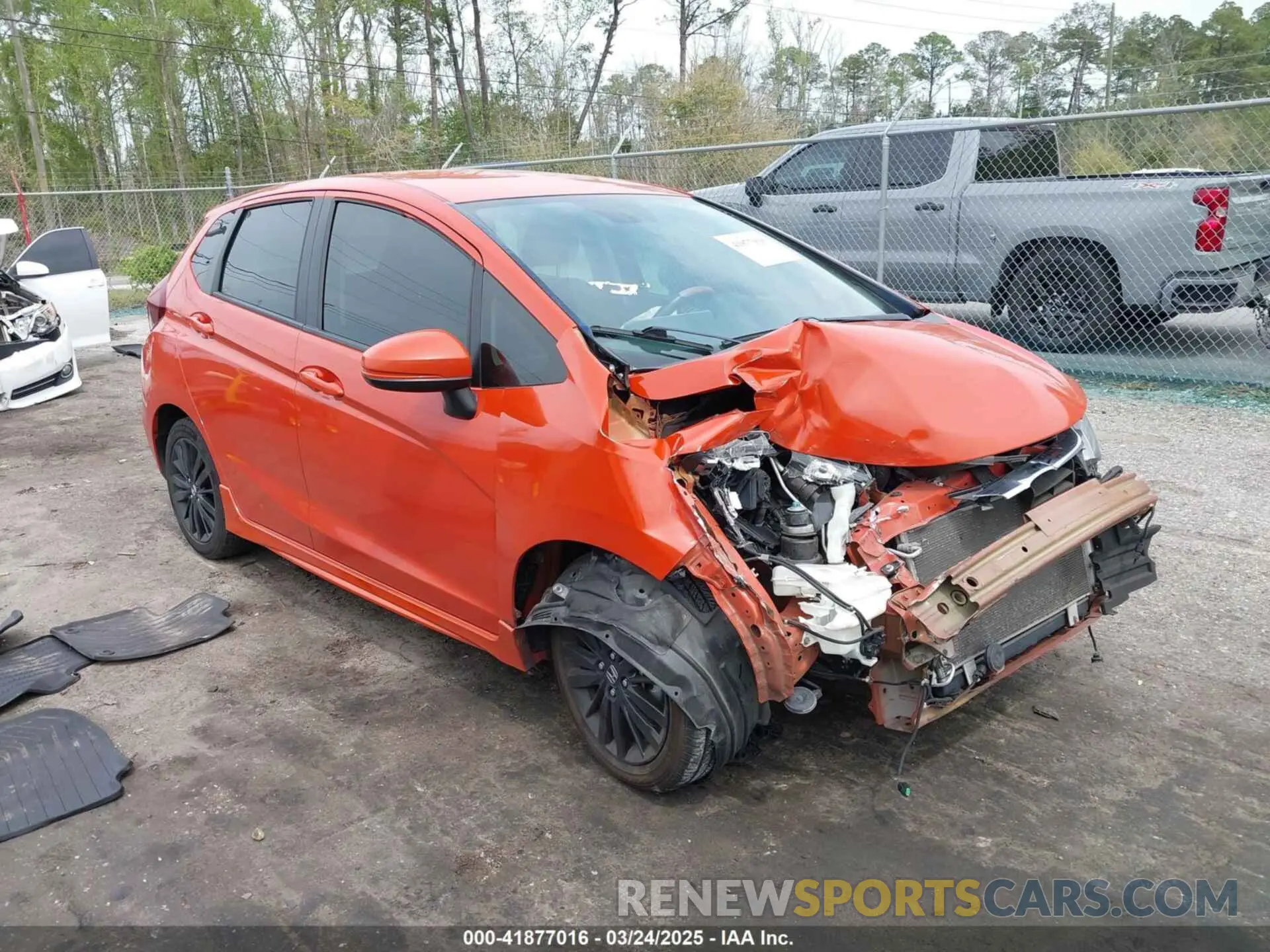 1 Photograph of a damaged car 3HGGK5H68LM726836 HONDA FIT 2020