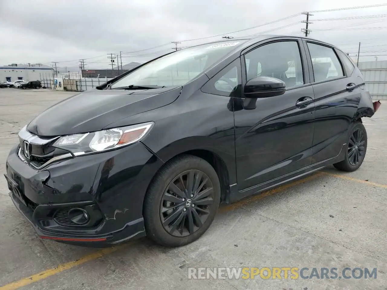1 Photograph of a damaged car 3HGGK5H68LM729154 HONDA FIT 2020