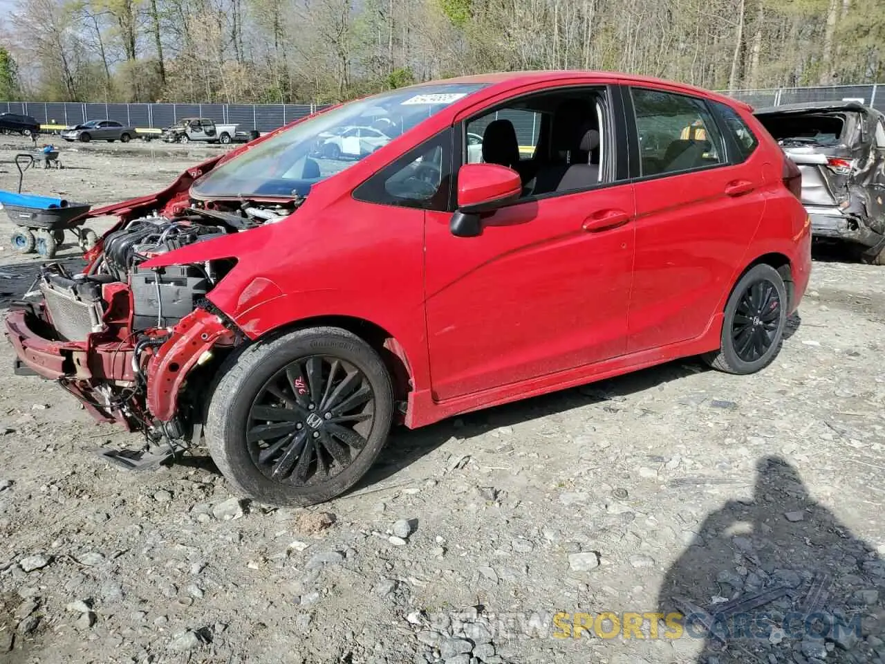 1 Photograph of a damaged car 3HGGK5H69LM725923 HONDA FIT 2020