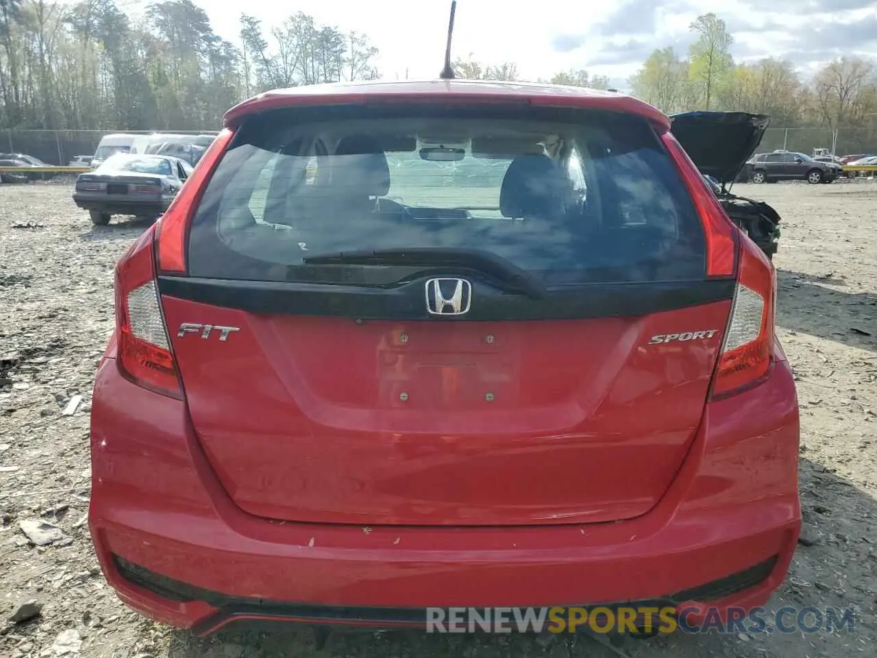 6 Photograph of a damaged car 3HGGK5H69LM725923 HONDA FIT 2020