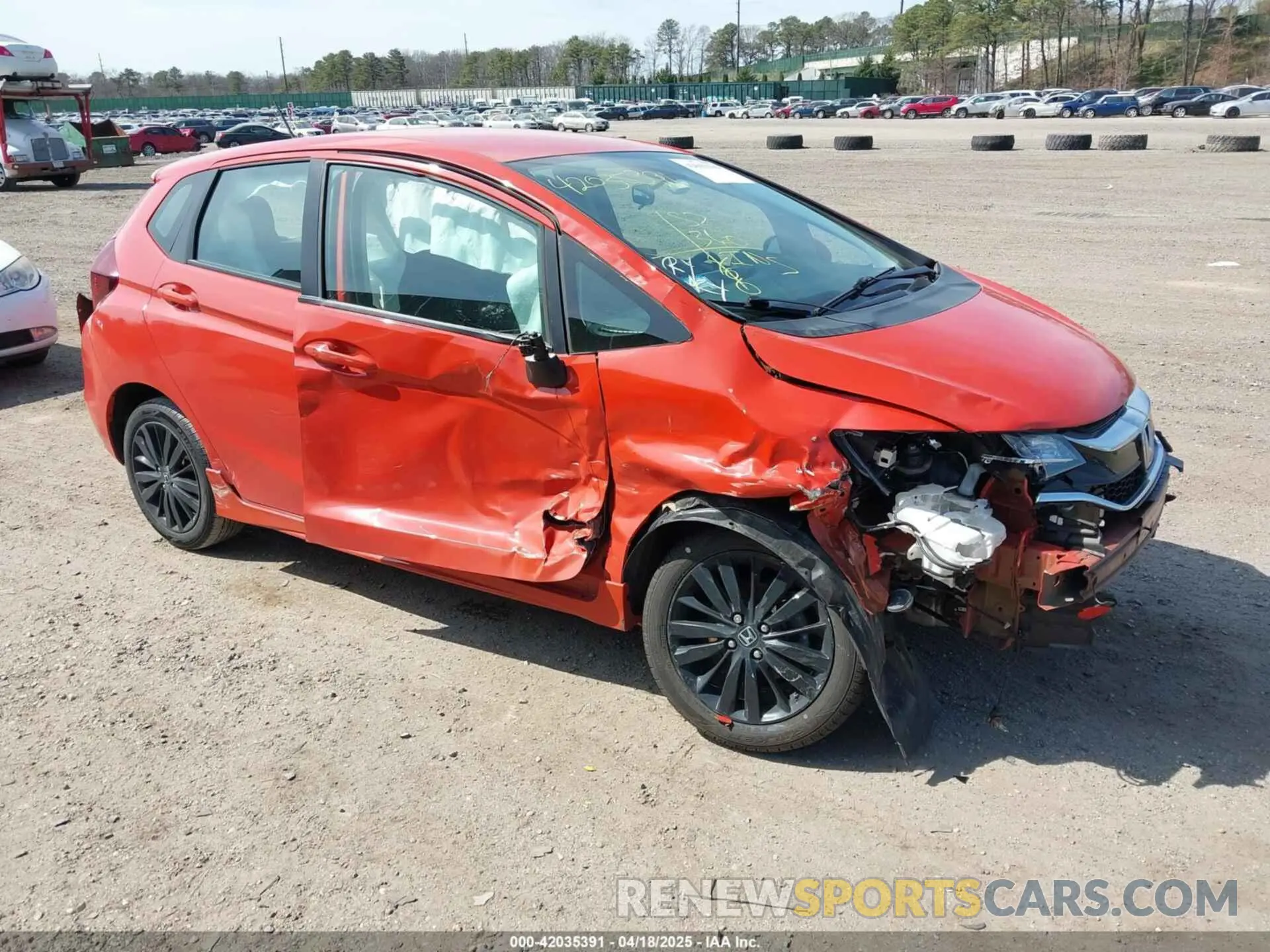 1 Photograph of a damaged car 3HGGK5H6XLM721475 HONDA FIT 2020