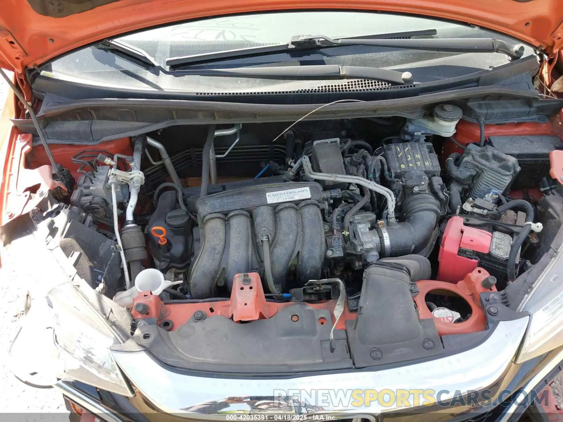 10 Photograph of a damaged car 3HGGK5H6XLM721475 HONDA FIT 2020