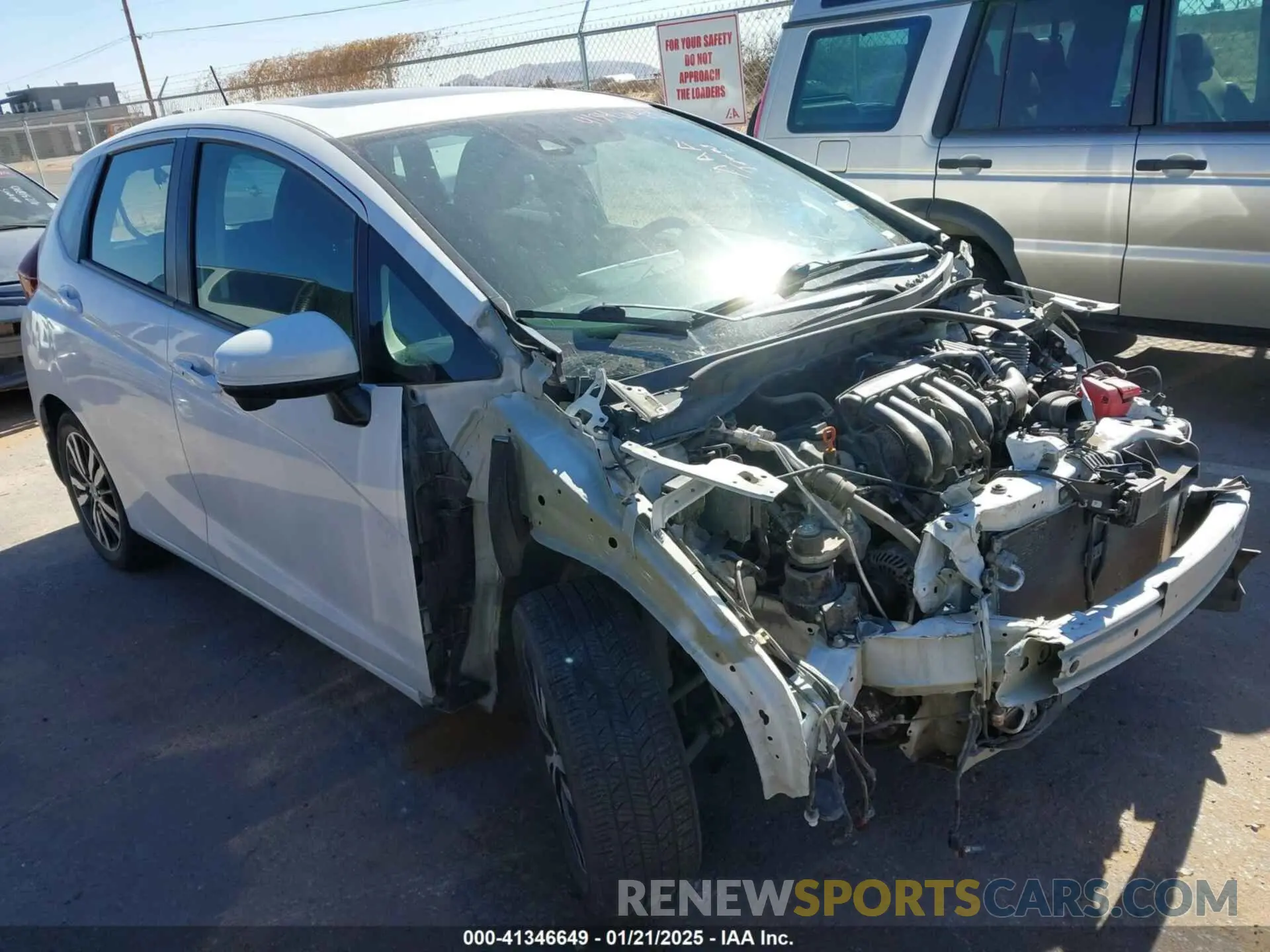 1 Photograph of a damaged car 3HGGK5H82LM703165 HONDA FIT 2020