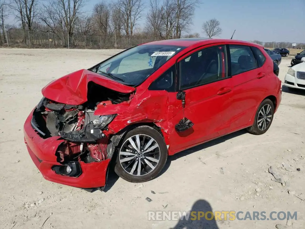 1 Photograph of a damaged car 3HGGK5H82LM703280 HONDA FIT 2020