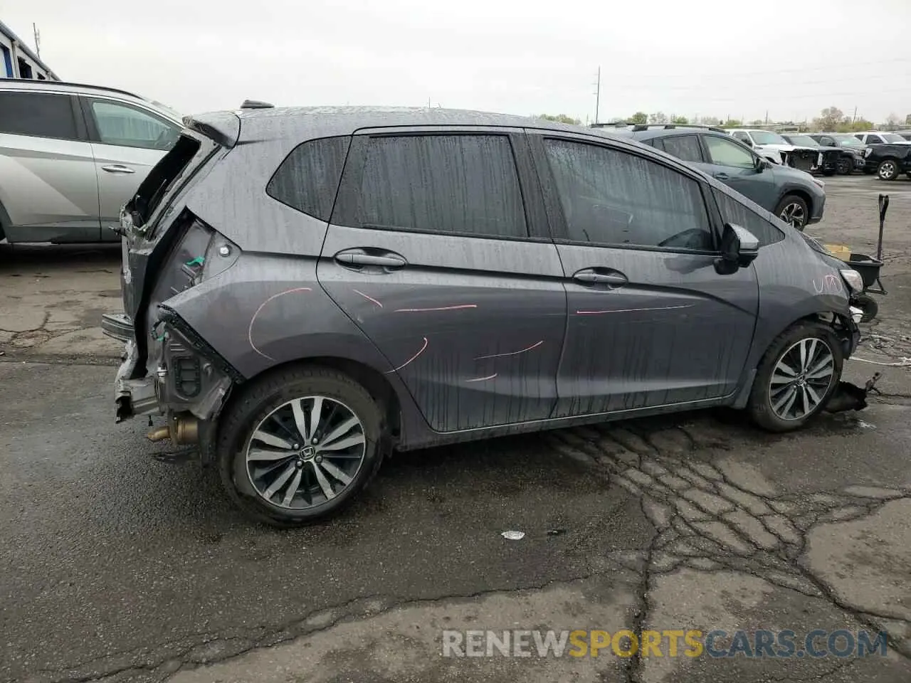3 Photograph of a damaged car 3HGGK5H82LM715736 HONDA FIT 2020