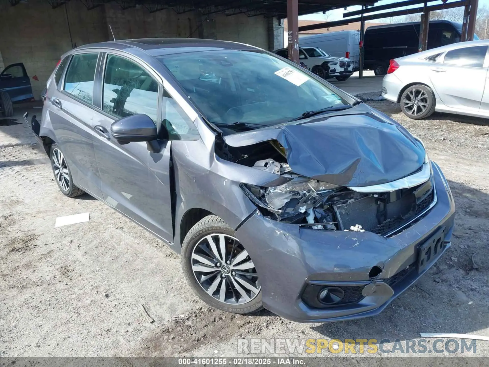 1 Photograph of a damaged car 3HGGK5H83LM712957 HONDA FIT 2020