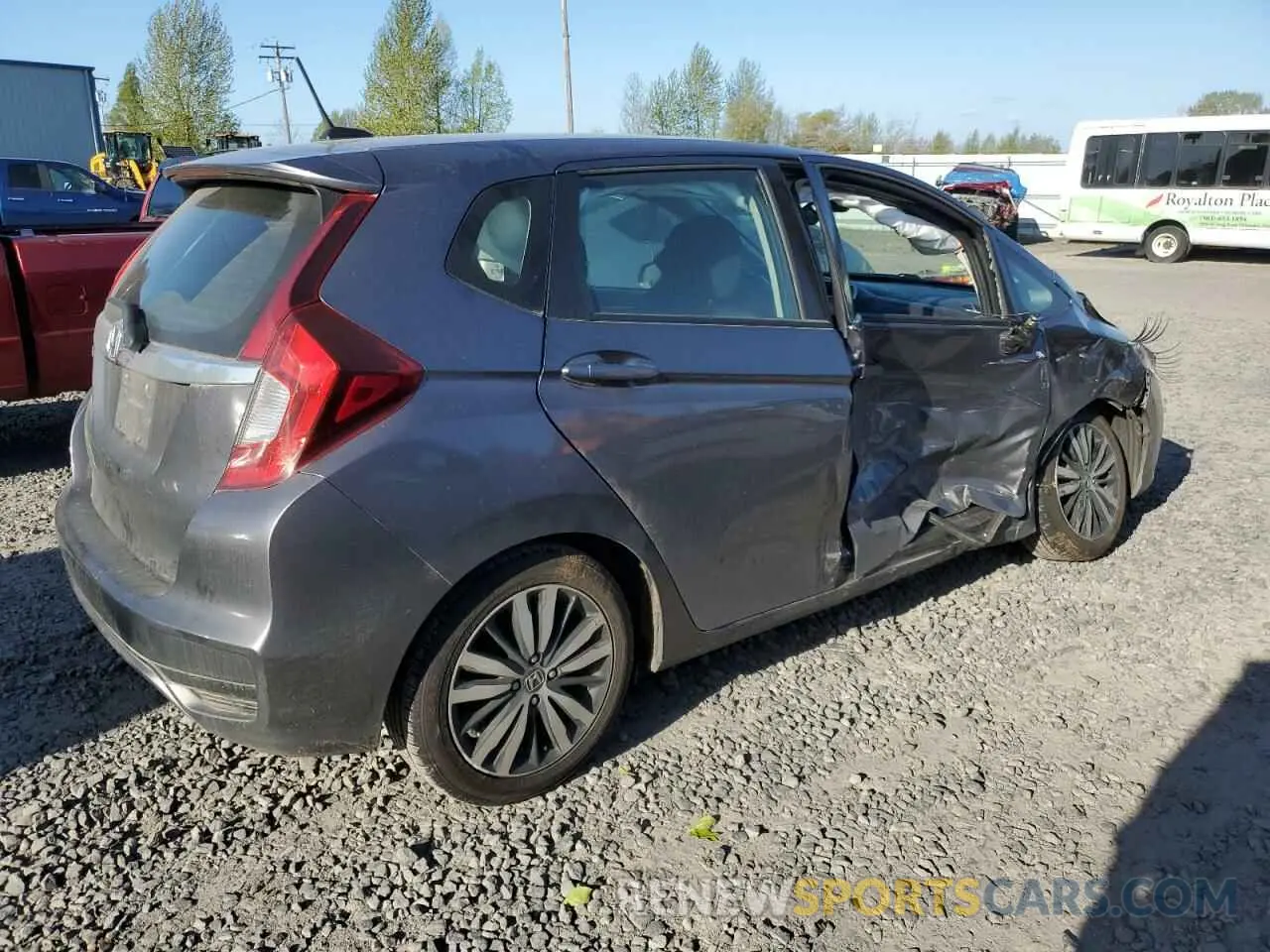 3 Photograph of a damaged car 3HGGK5H87LM707311 HONDA FIT 2020