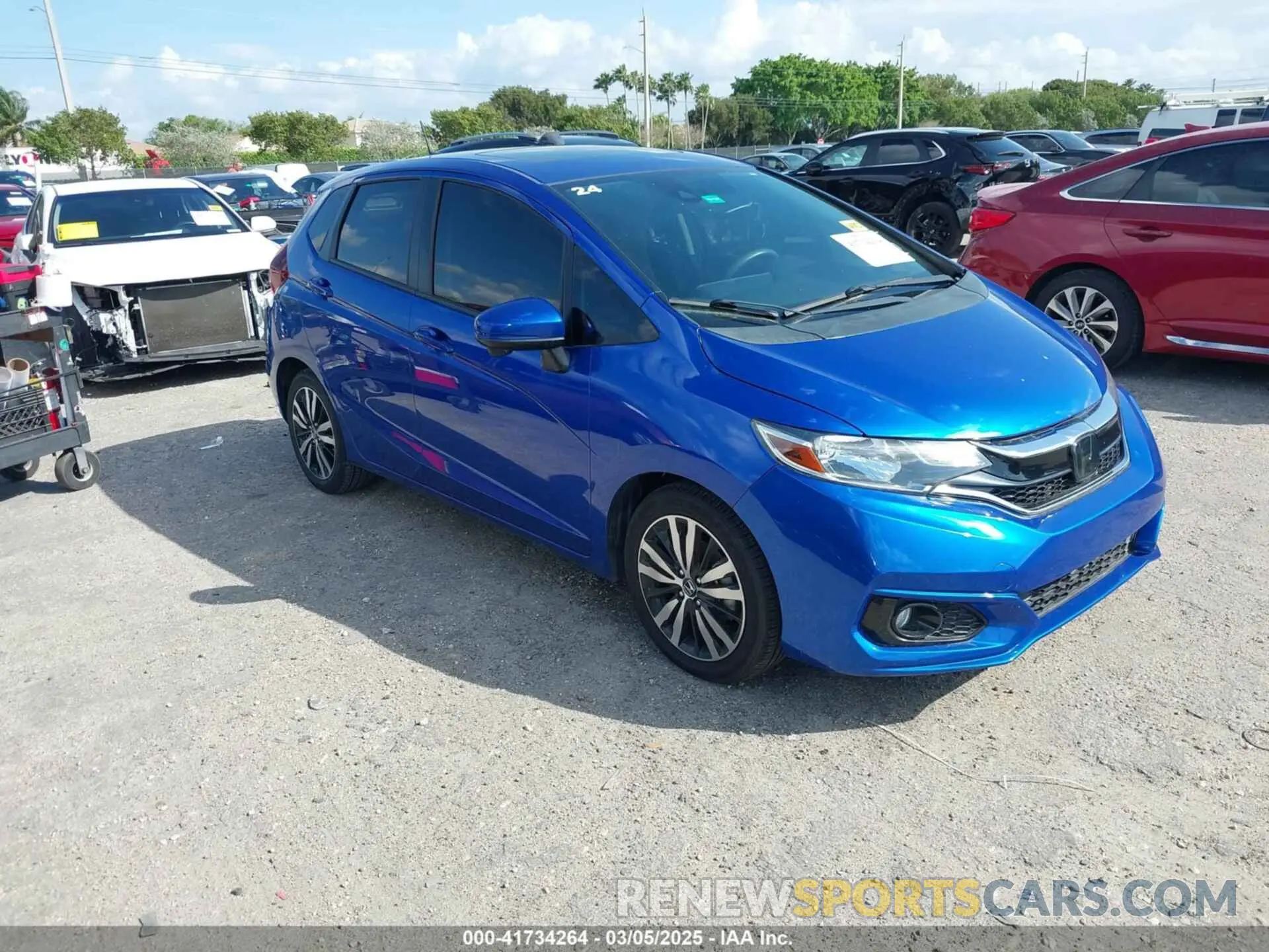 1 Photograph of a damaged car 3HGGK5H88LM701341 HONDA FIT 2020