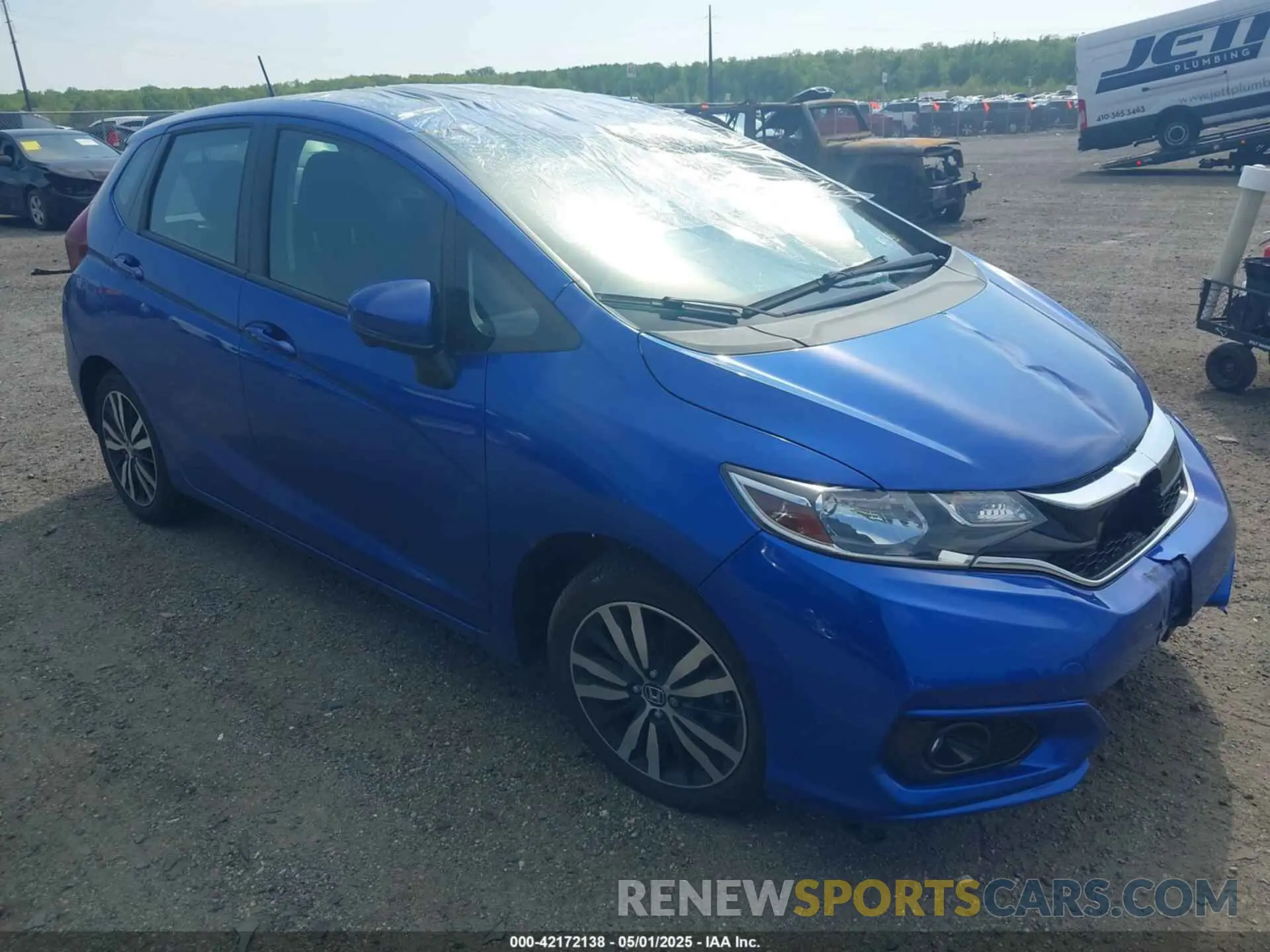 1 Photograph of a damaged car 3HGGK5H88LM722092 HONDA FIT 2020