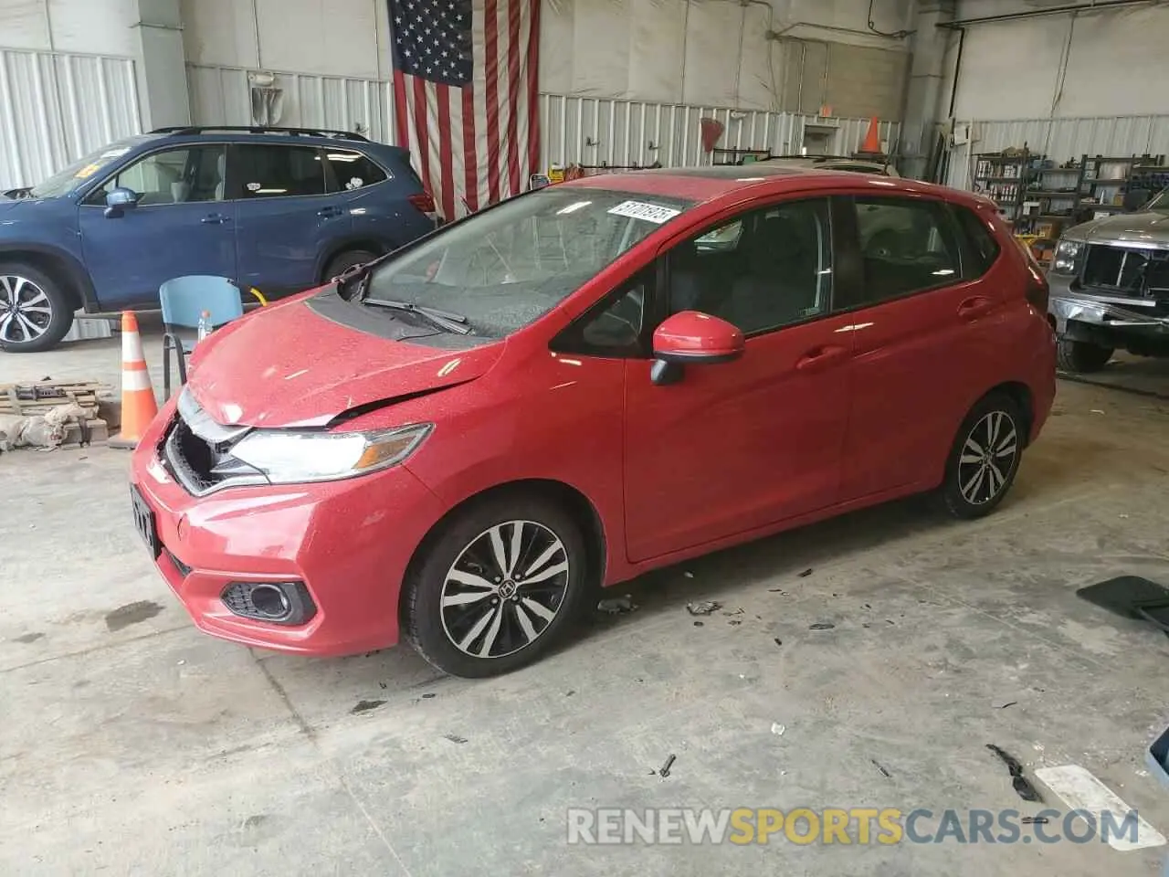 1 Photograph of a damaged car 3HGGK5H89LM729973 HONDA FIT 2020